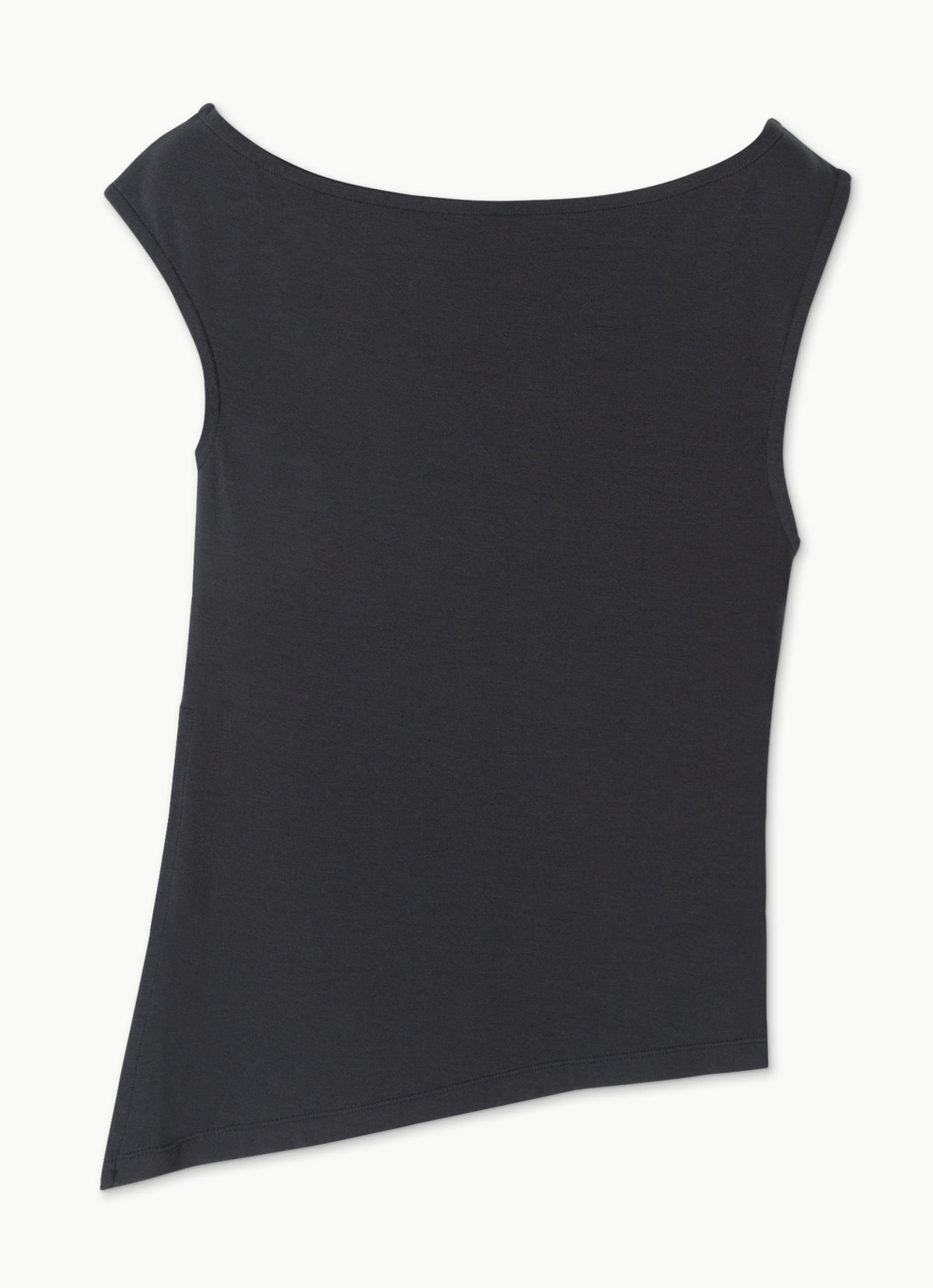 Side slit tank top_Black