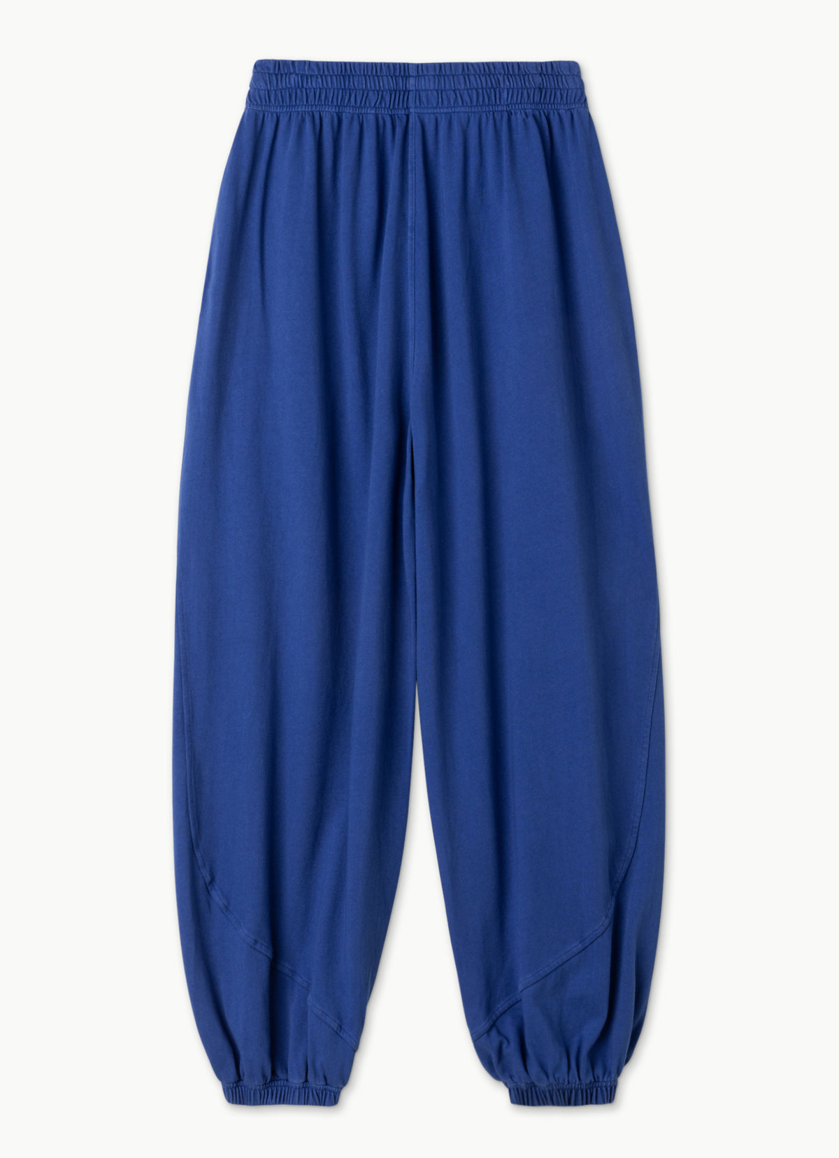 Diagonal jogger pants_Blue