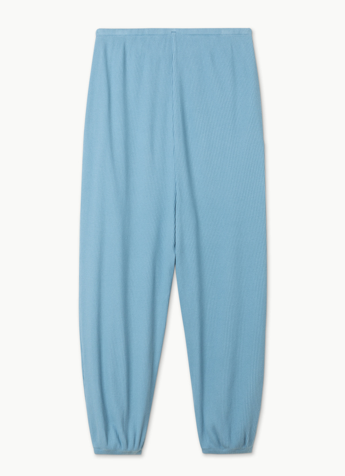 Rib jogger pants #3_Light Blue