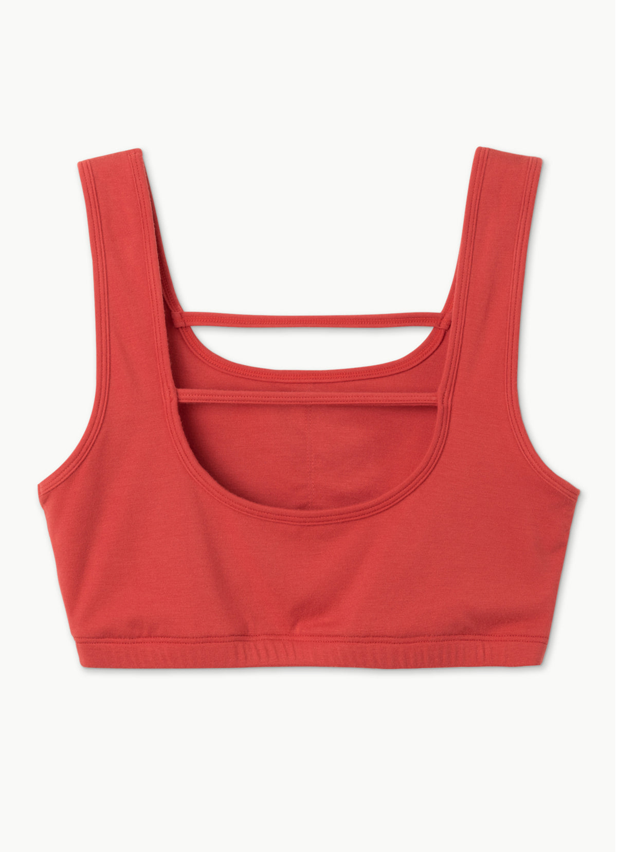 Horizon strap bra top_Red