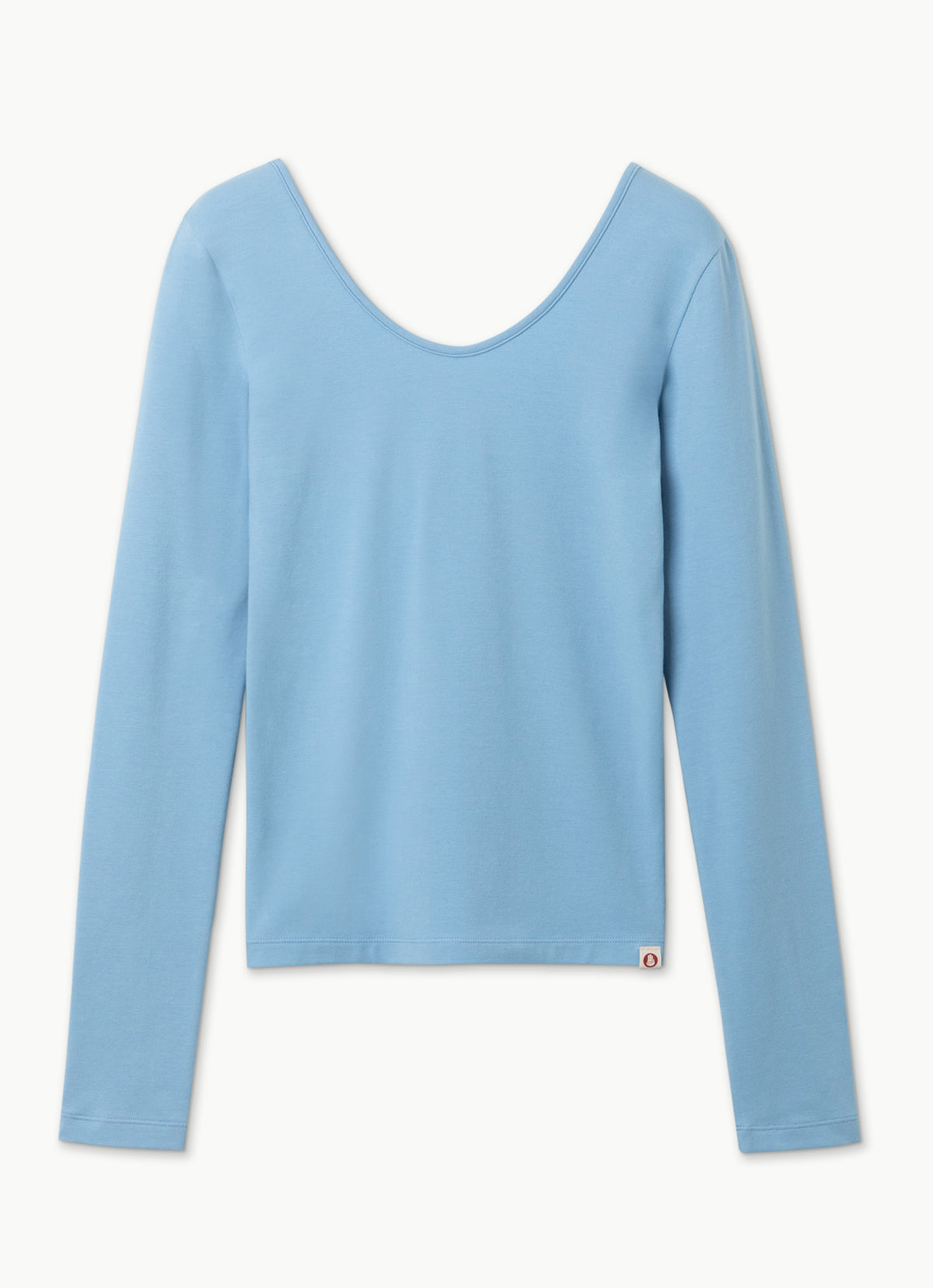 Bahu long sleeve top_Light Blue