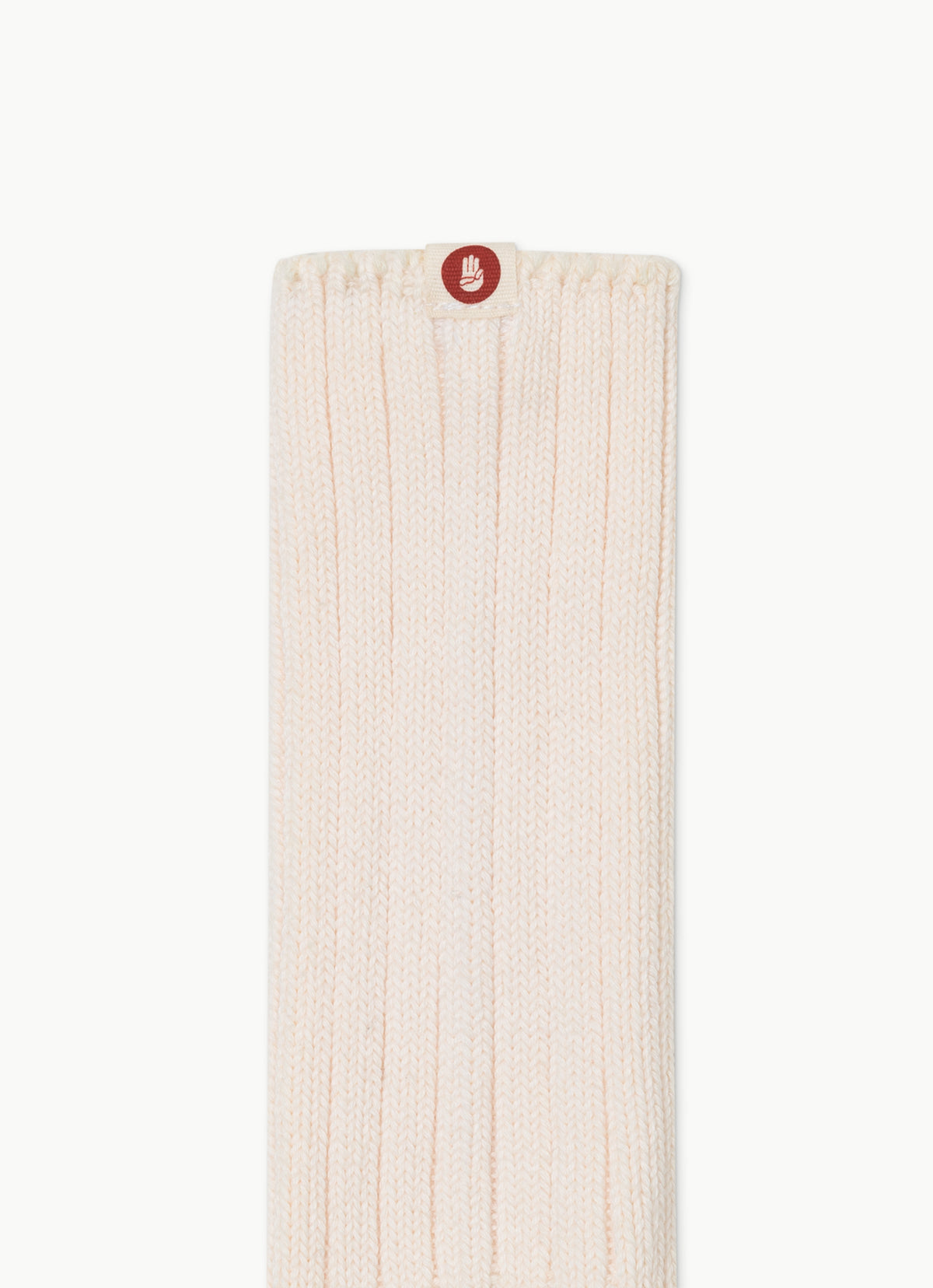 Bulky Rib ankle socks_dyed_Ivory