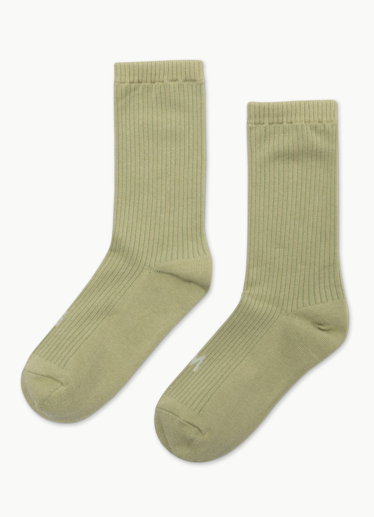 Rib ankle socks_Khaki