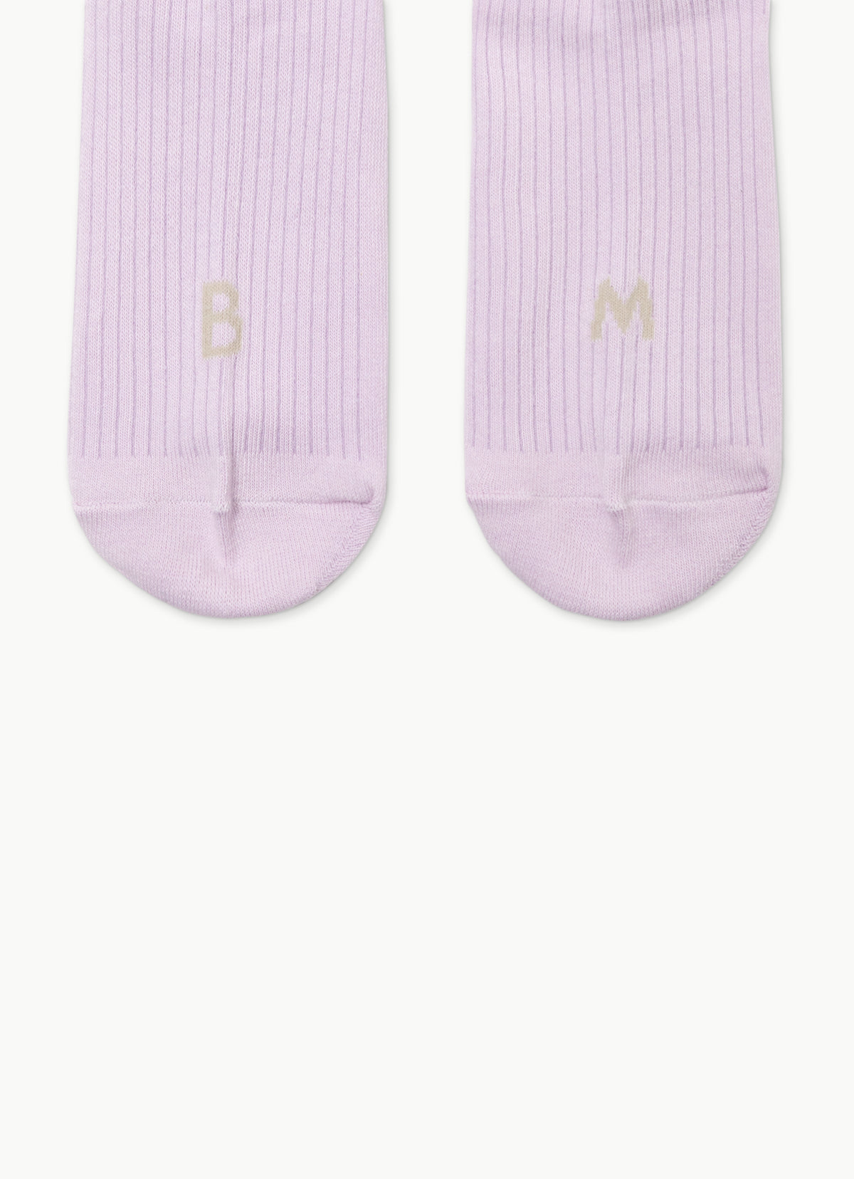 Rib ankle socks_Lavender
