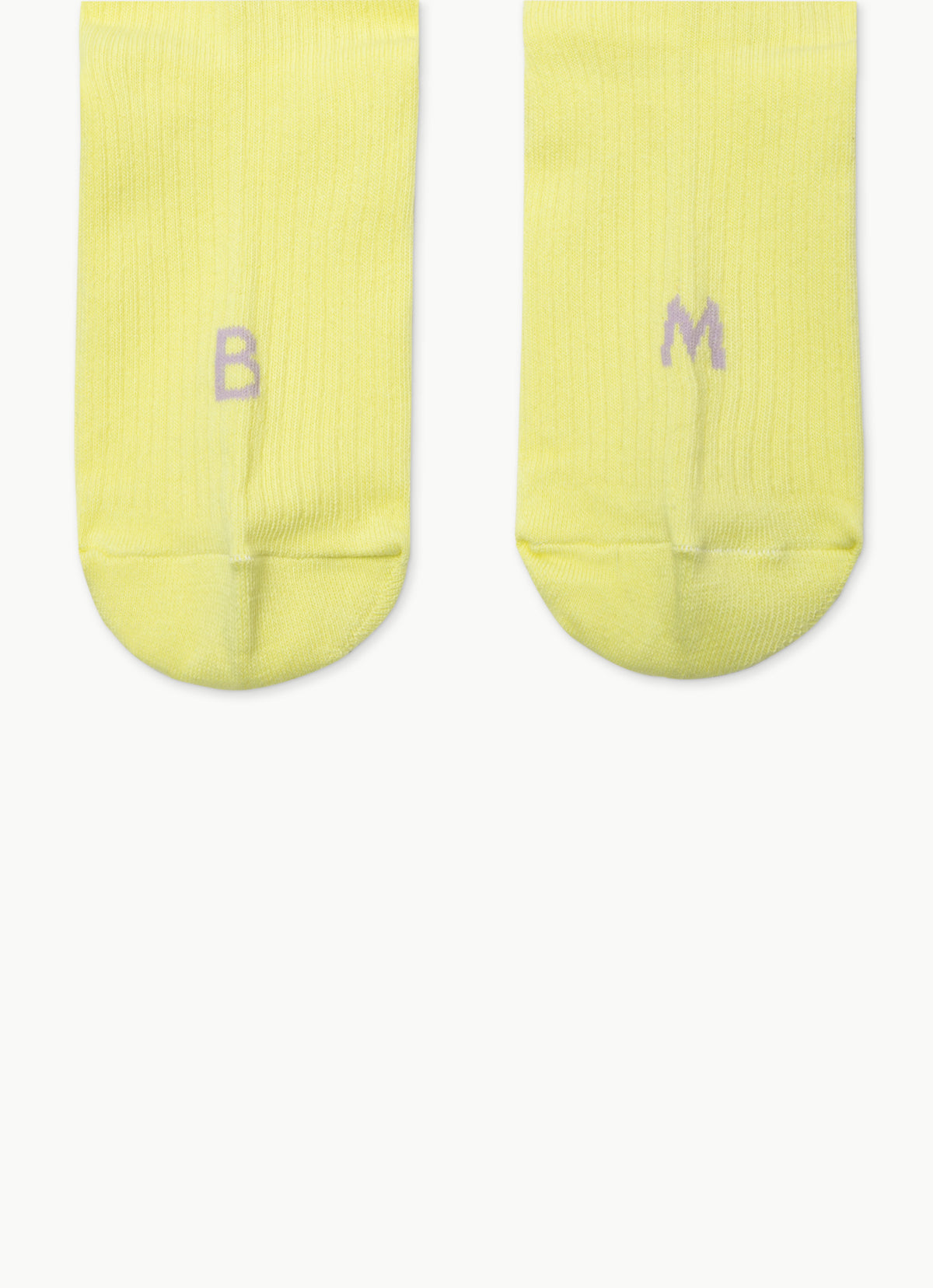 Rib ankle socks_Yellow