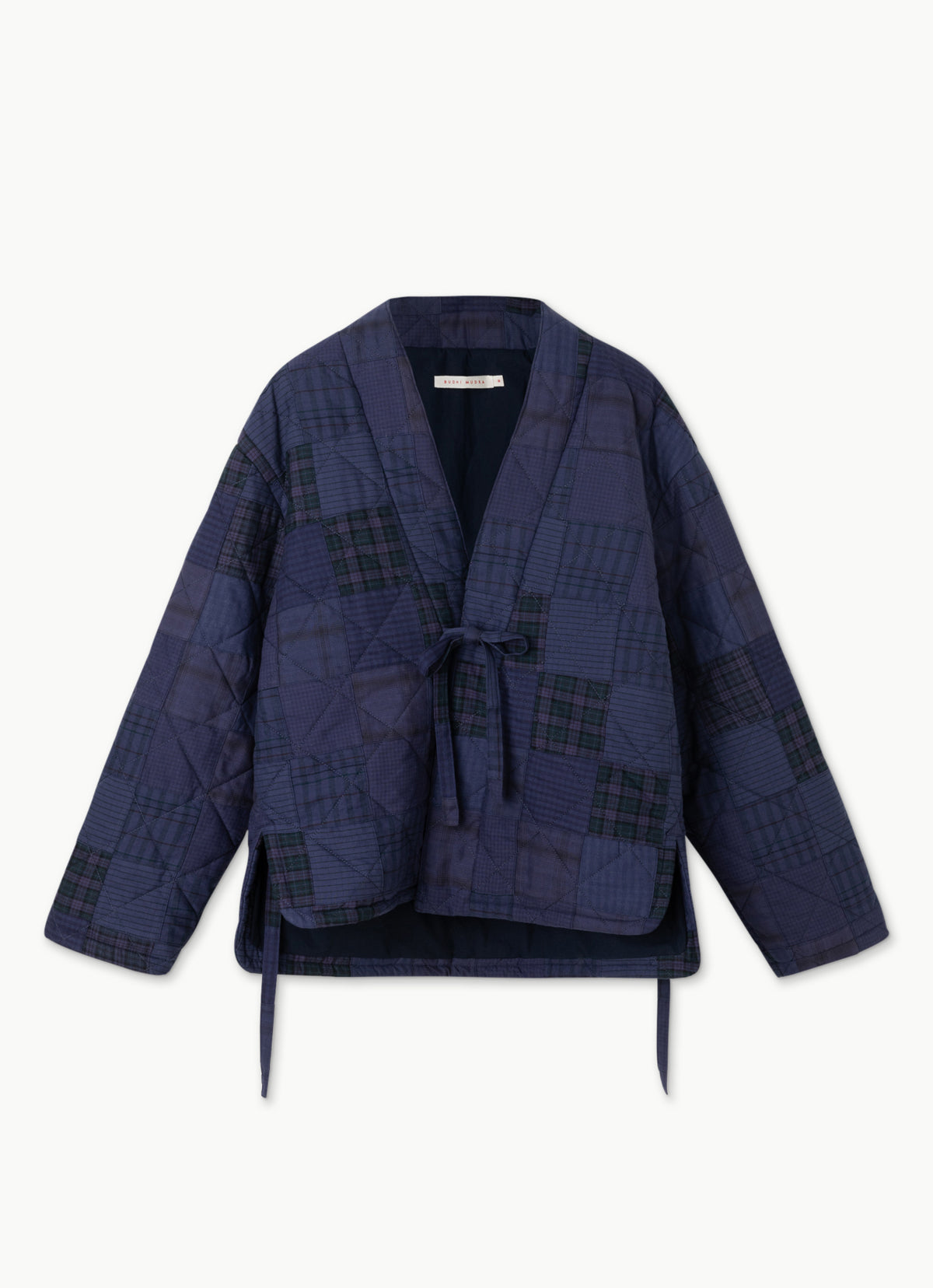 Quilted robe jacket_Multi