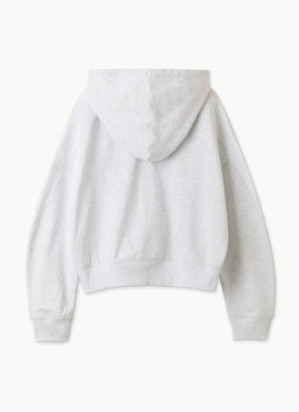 Pubar zip-up hoodie_Melange Grey
