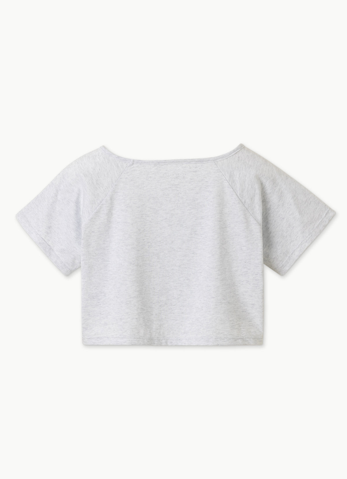 Belly short sleeve_Melange Grey