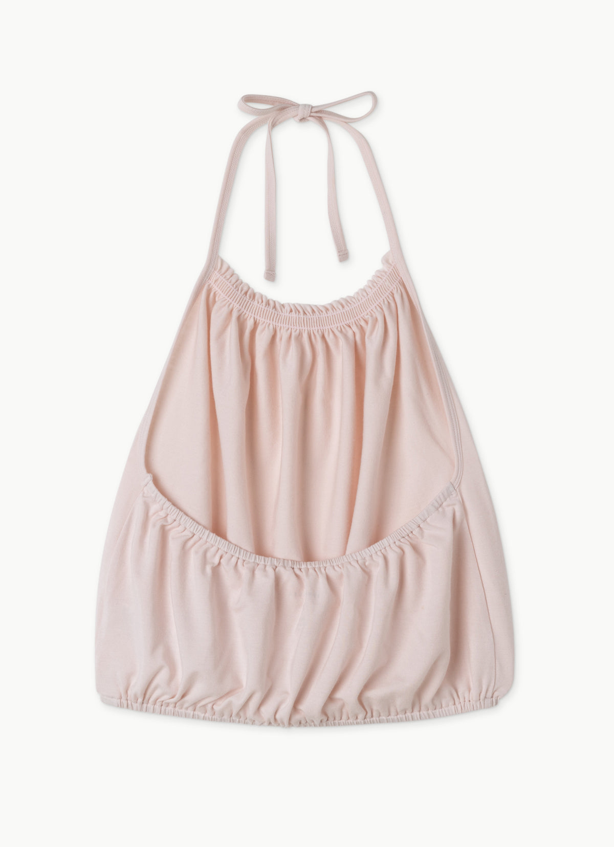 Ripple halter tank top_Cloud Pink