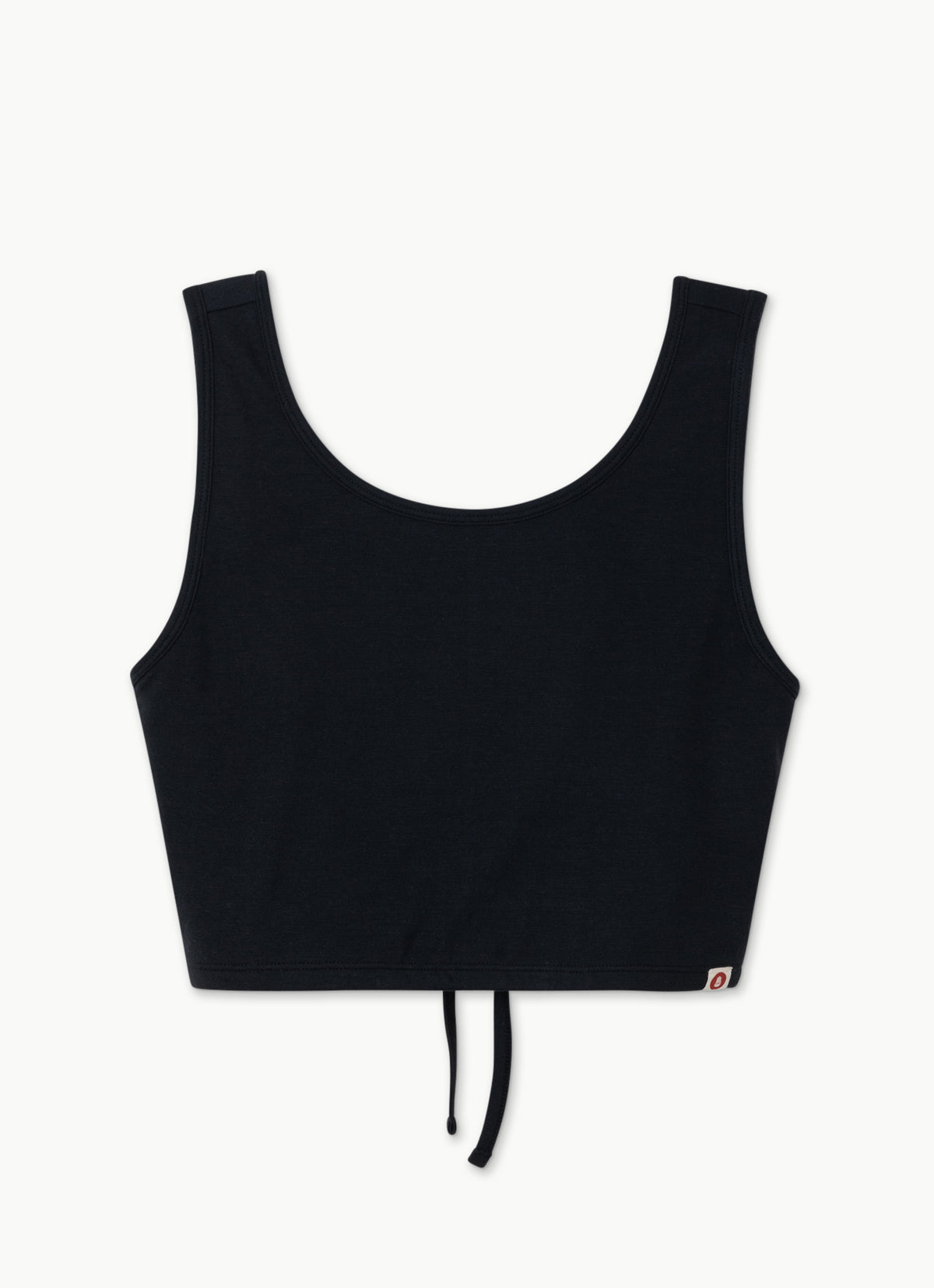 Tunnel string tank top_Black