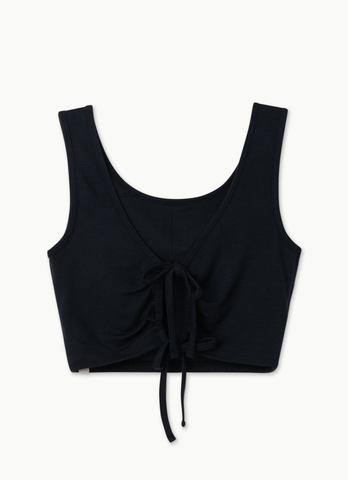 Tunnel string tank top_Black