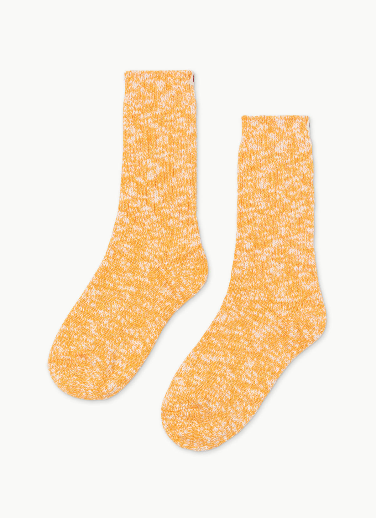 Flake ankle socks_Orange