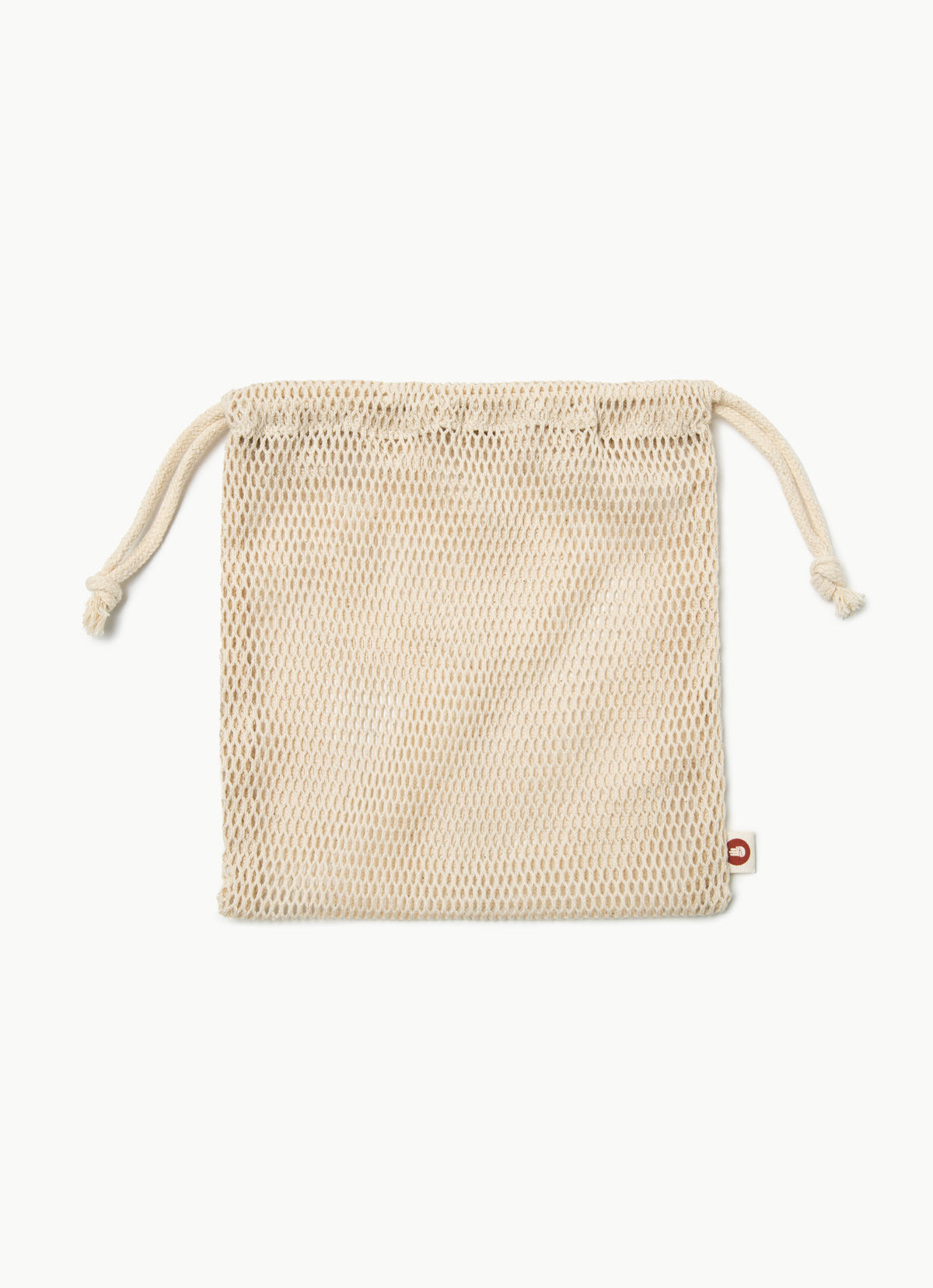 Budhi Mudra Mesh pouch S_Ivory