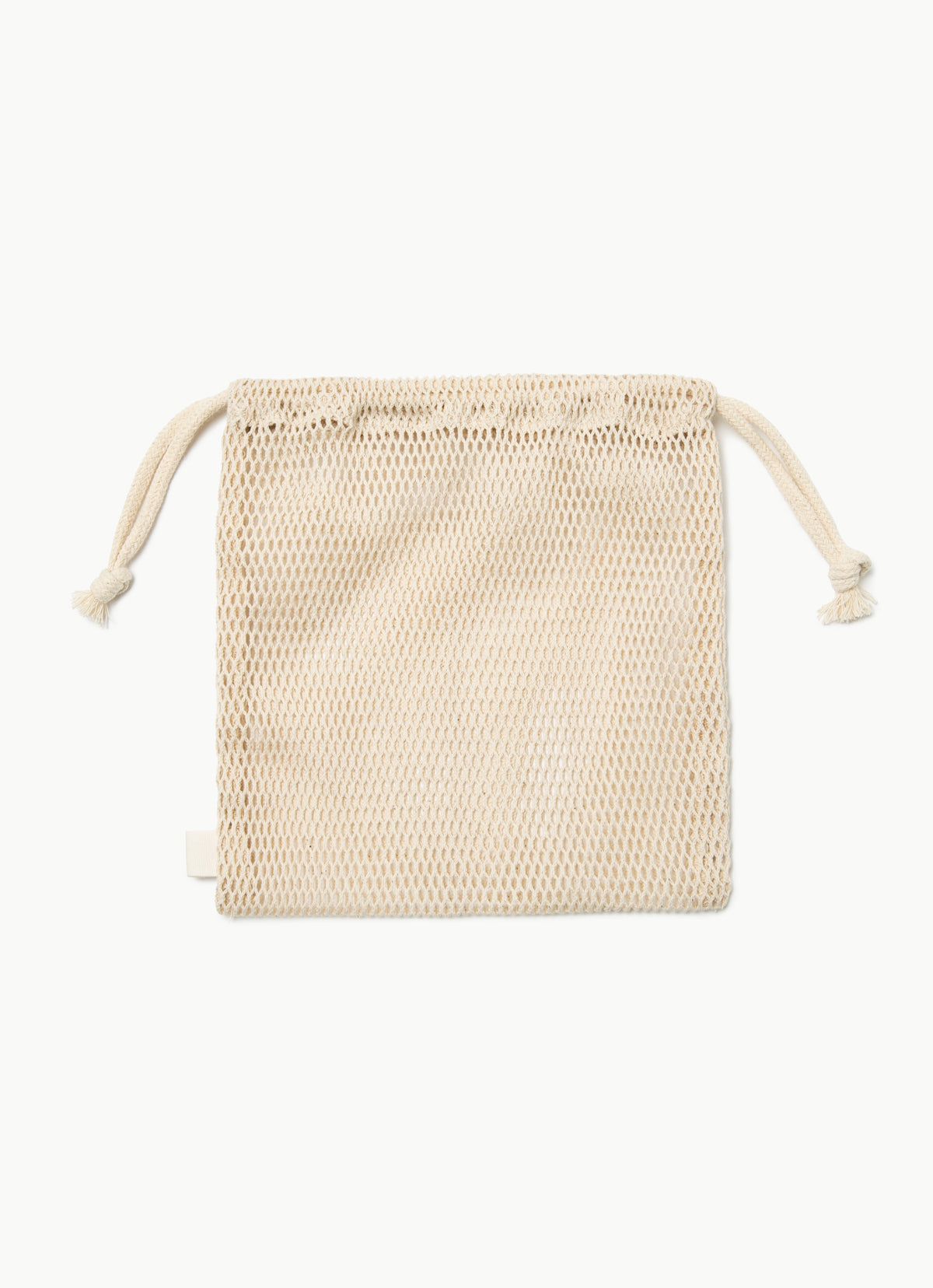 Budhi Mudra Mesh pouch S_Ivory