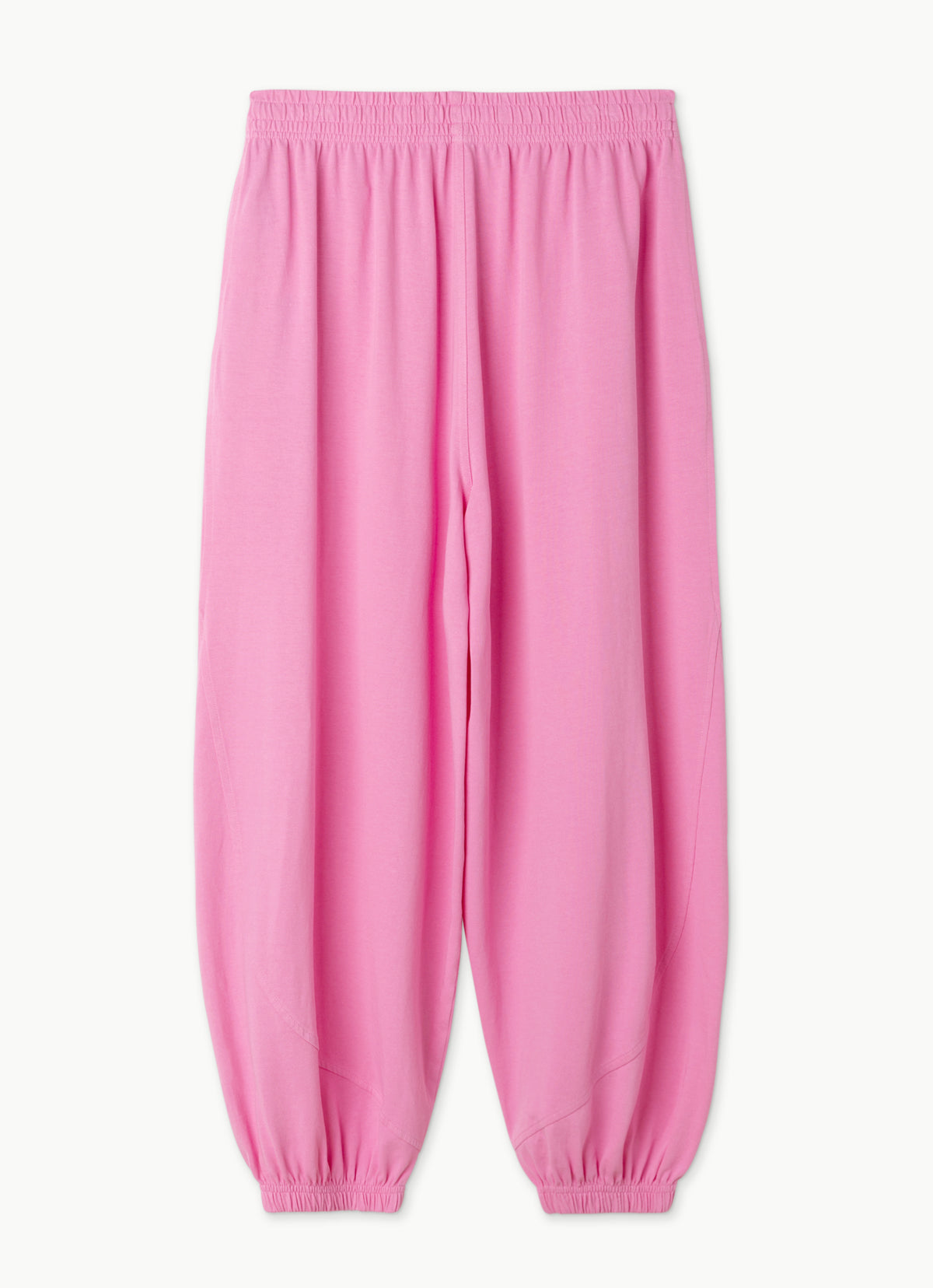 Diagonal jogger pants (Unisex)_Pink