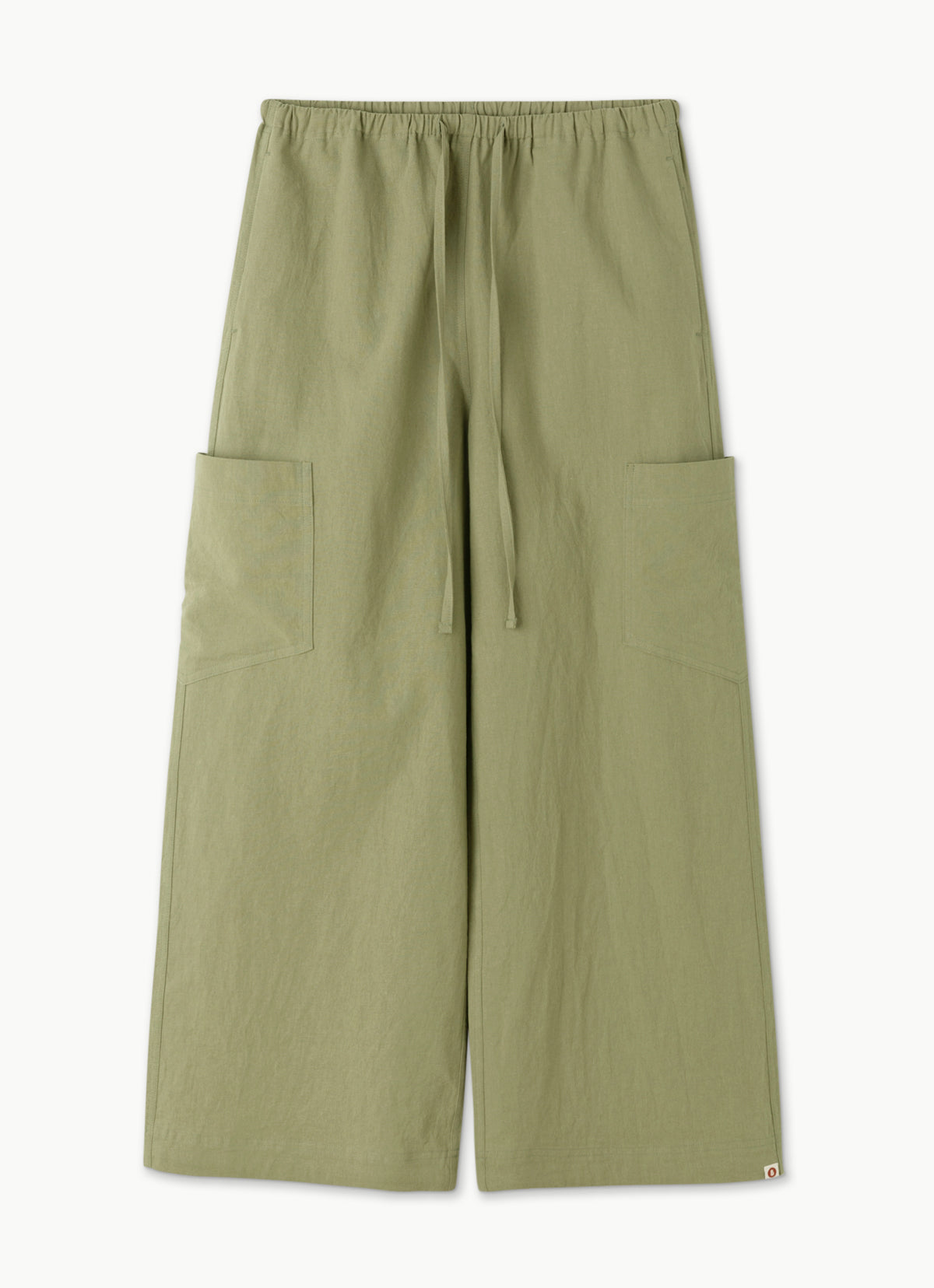 Out pocket wide pants_Khaki