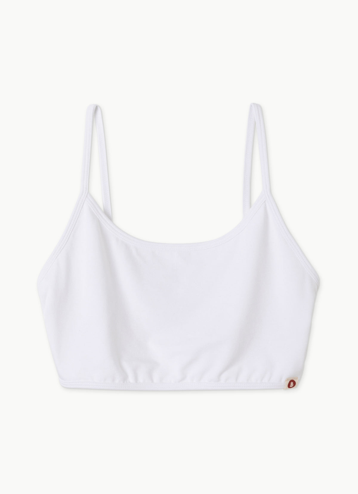 Double hole bra top_White