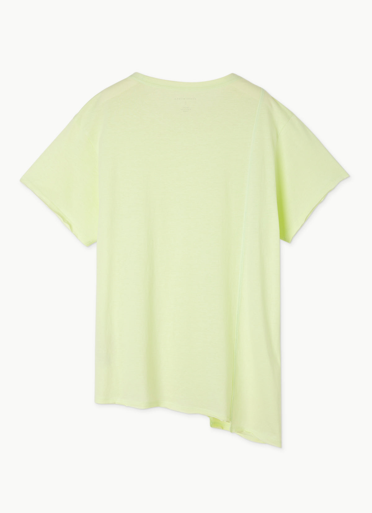 Panel short sleeve_Lime Cream