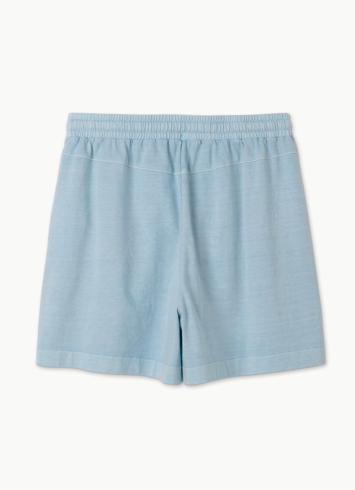 One tuck panelled shorts (Unisex)_Celestial Blue