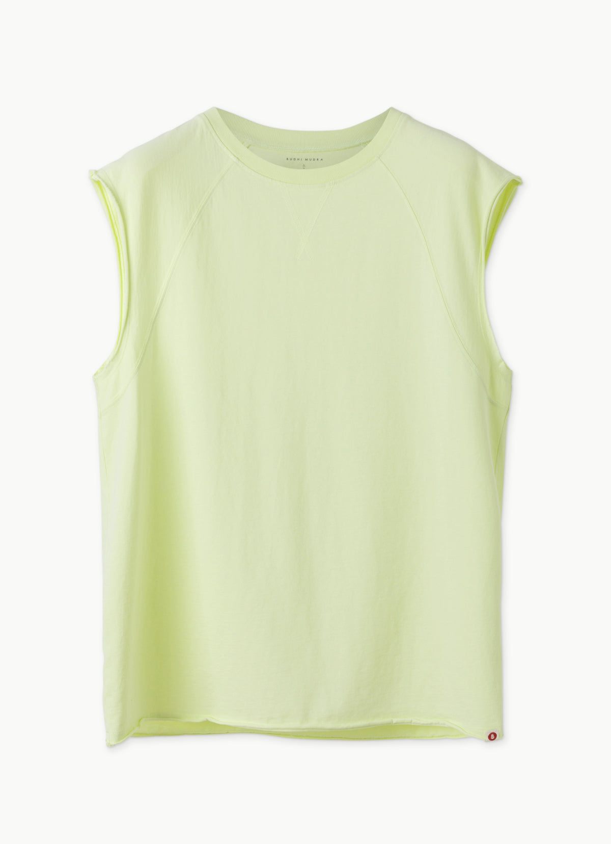 Knoll sleeveless (Unisex)_Lime Cream