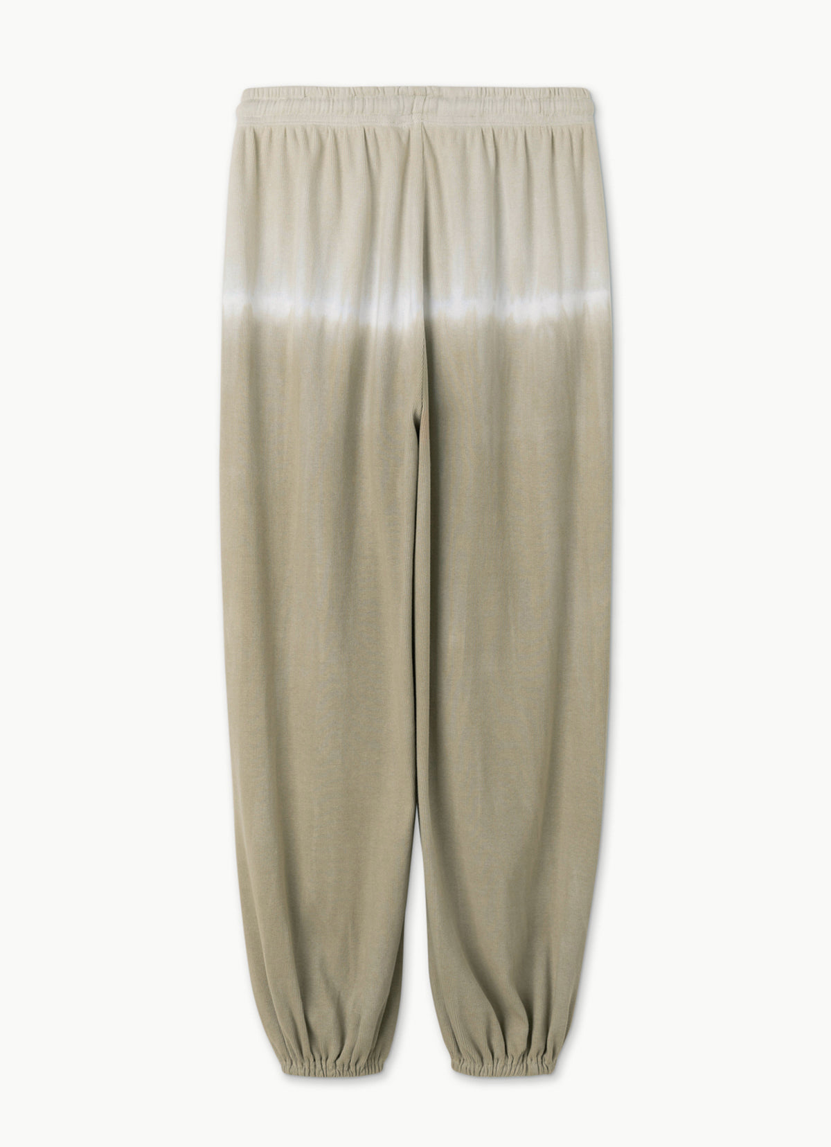 Rib jogger pants #1_dyed_Beige Multi