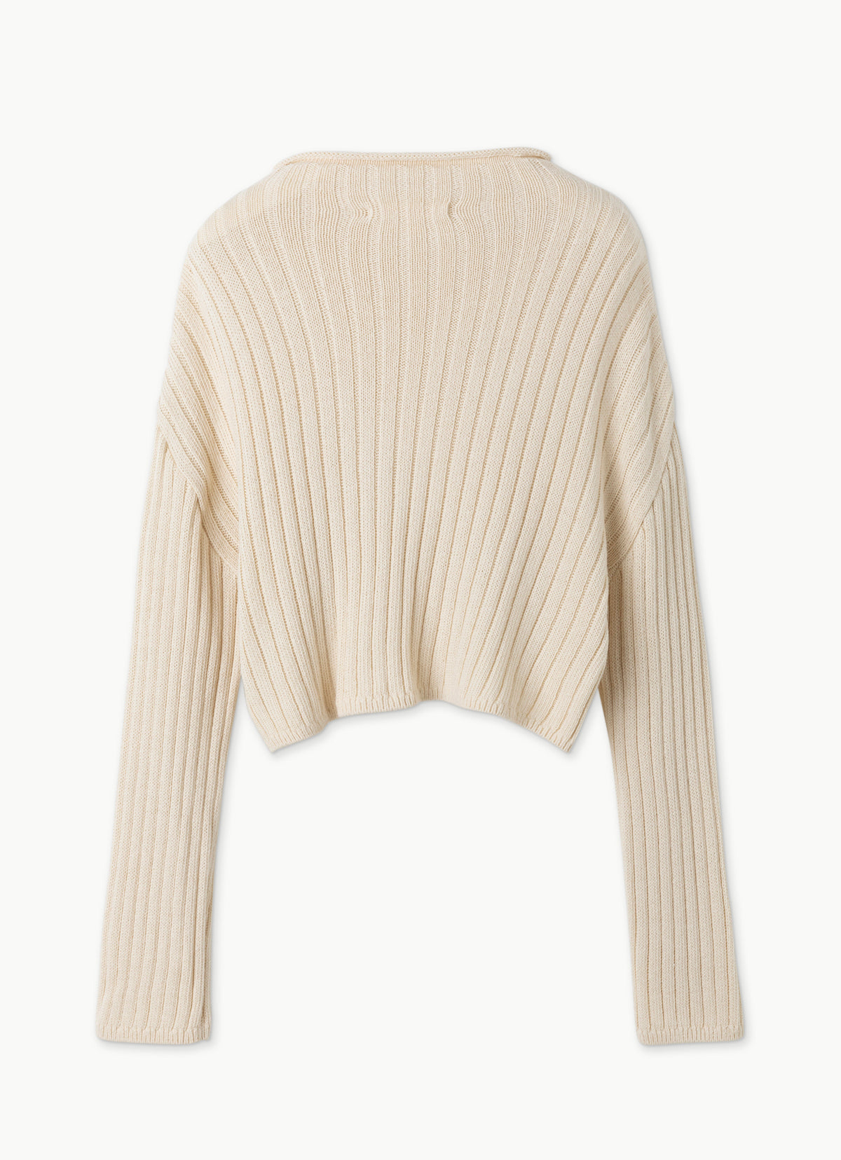 Bulky rib pullover_Summer Sand