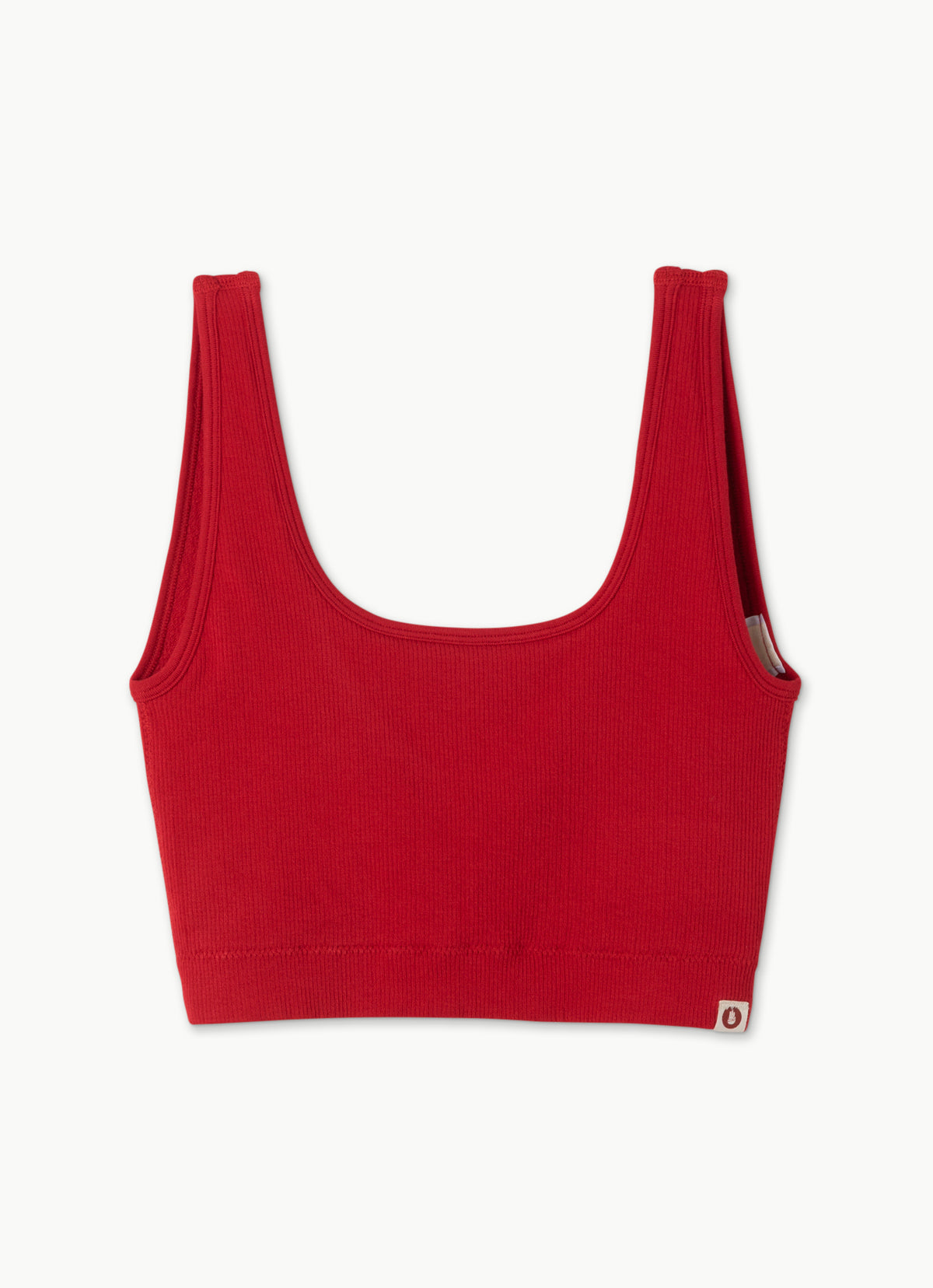 Seamless U line bra top_Barbados Cherry