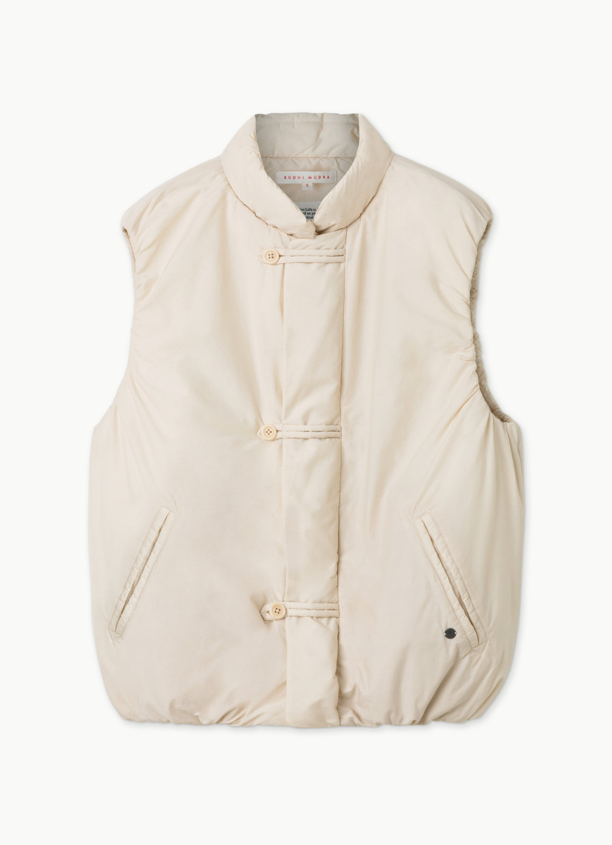 Batu puffer vest (Unisex)_Summer Sand