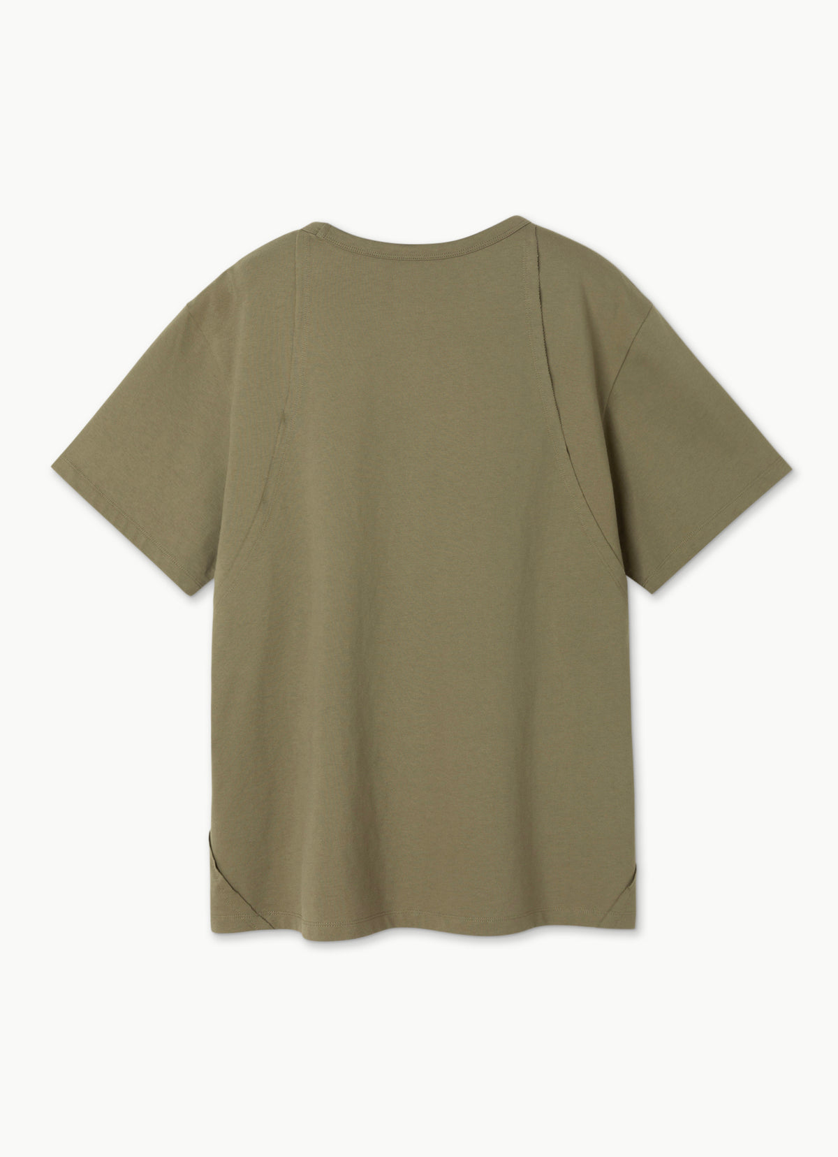 Circle short sleeve (For Men)_Khaki