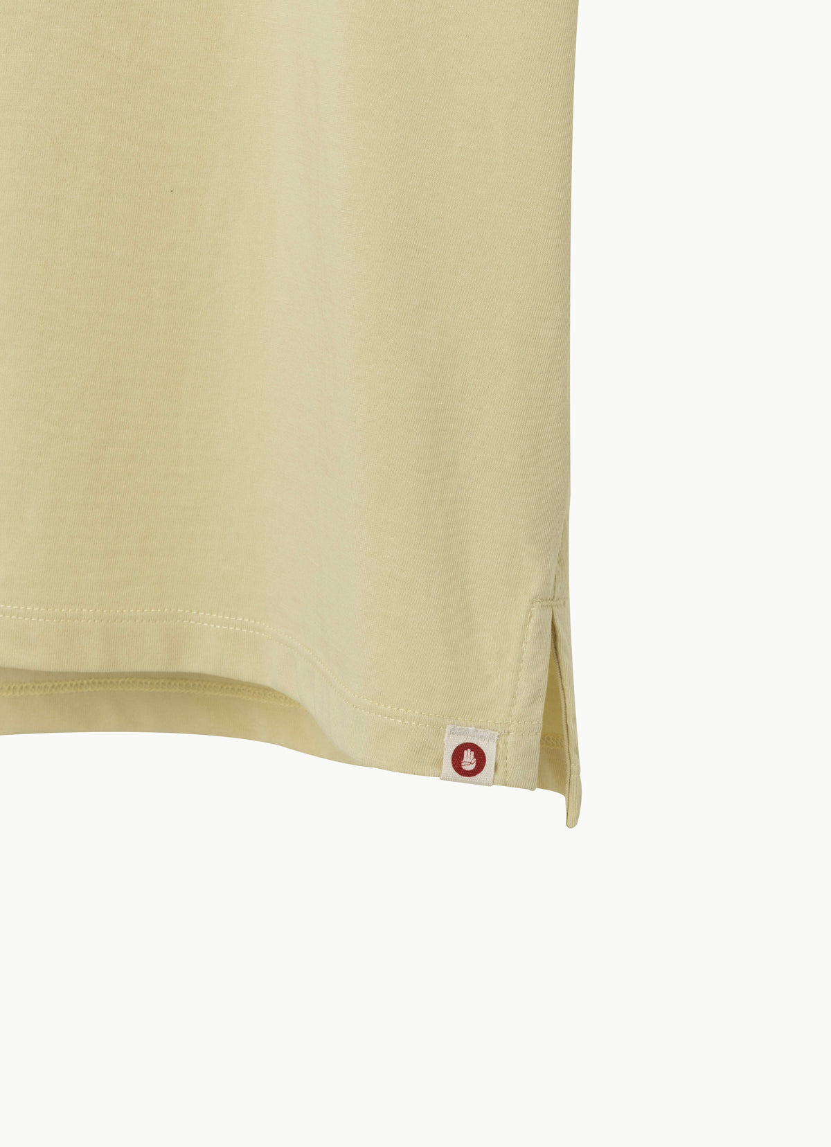 Plain short sleeve (For Men)_Yellow Beige