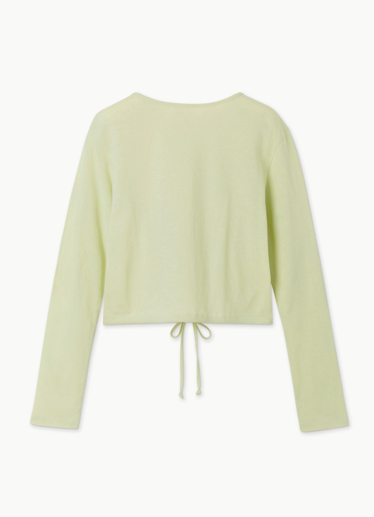 Tied cardigan_Lint