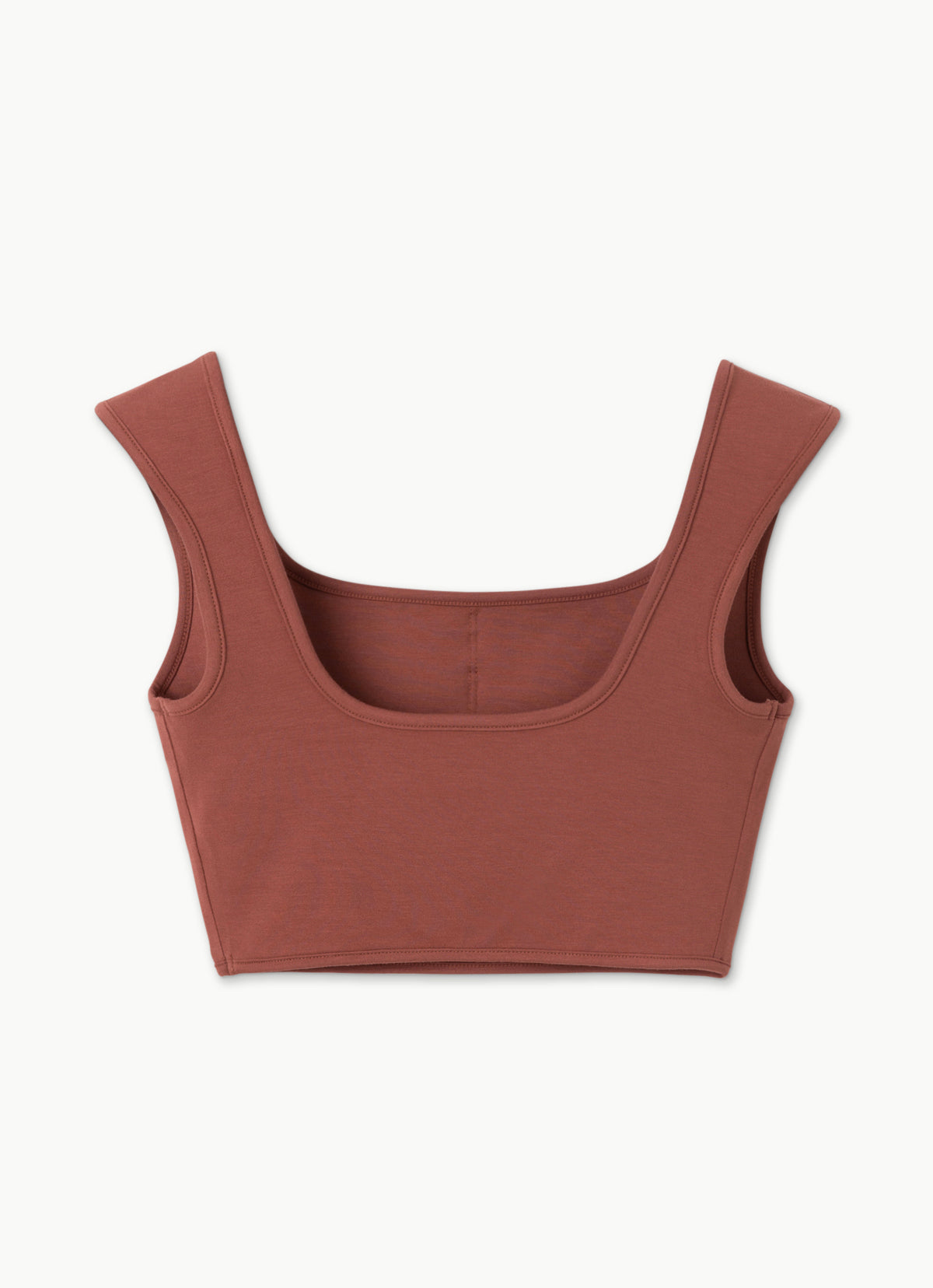 Square bra top_Marsala