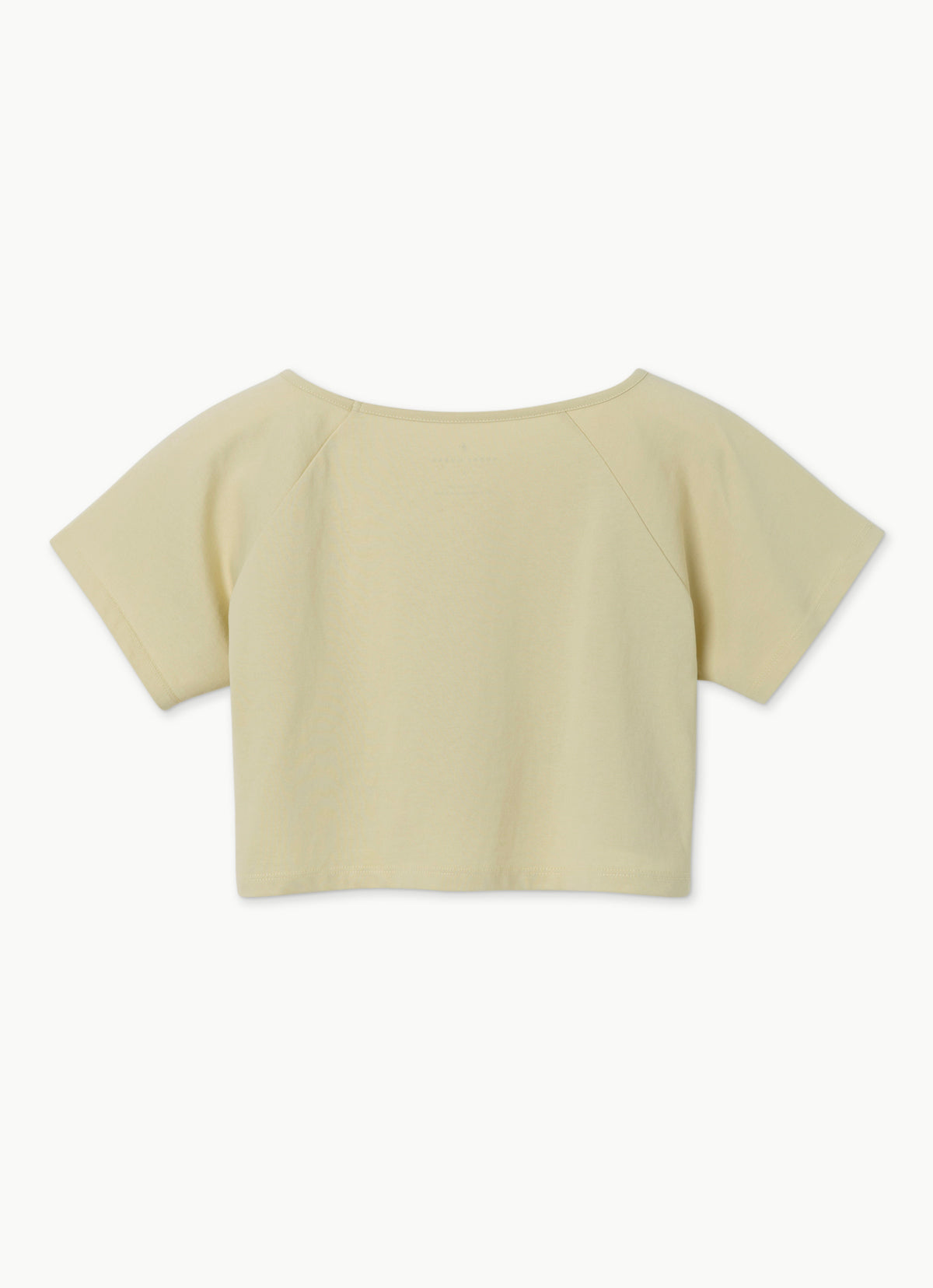 Belly short sleeve_Yellow Beige