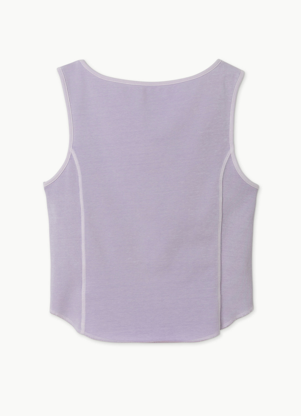 Side rib tank top_Thistle