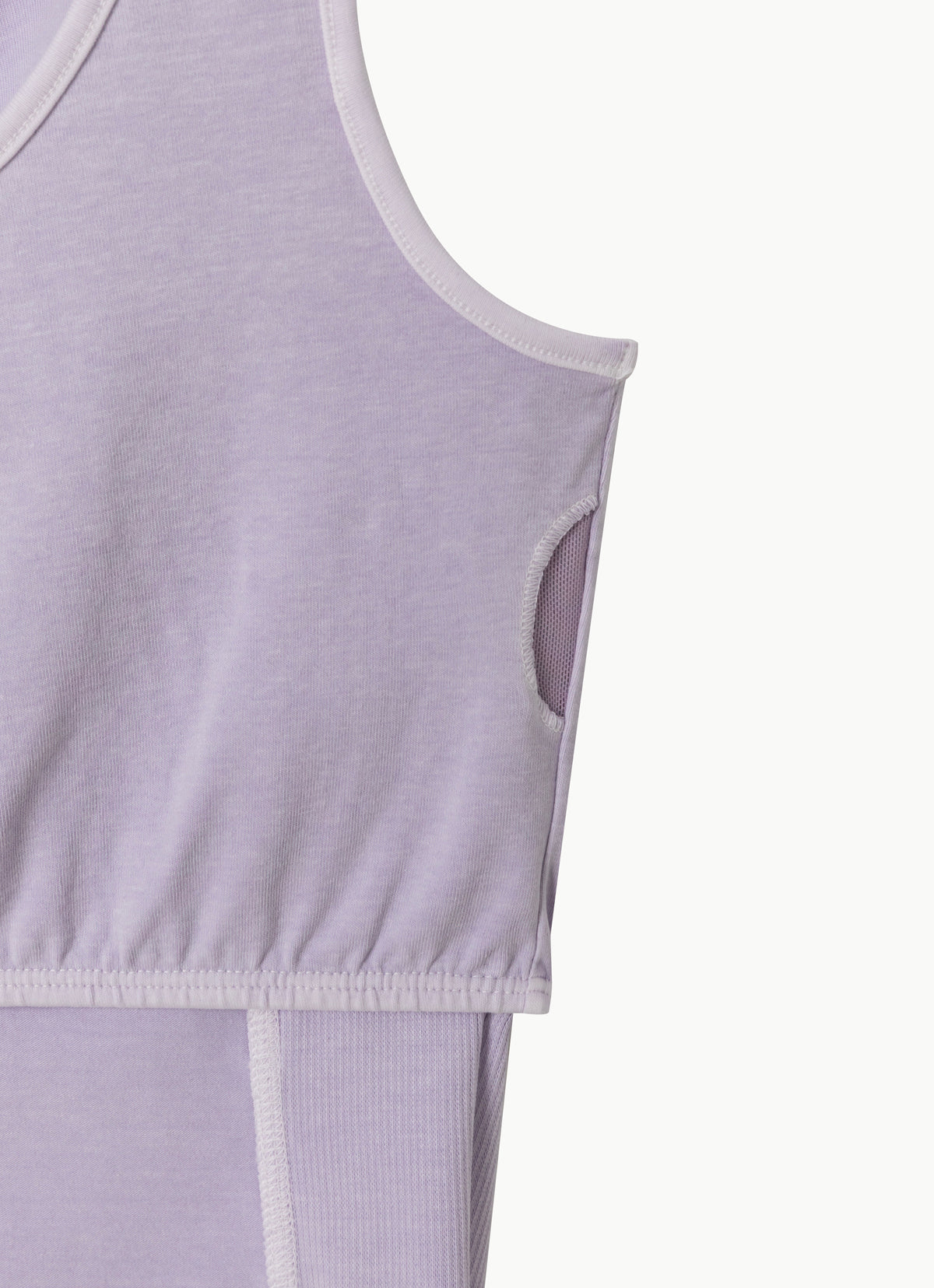 Side rib tank top_Thistle