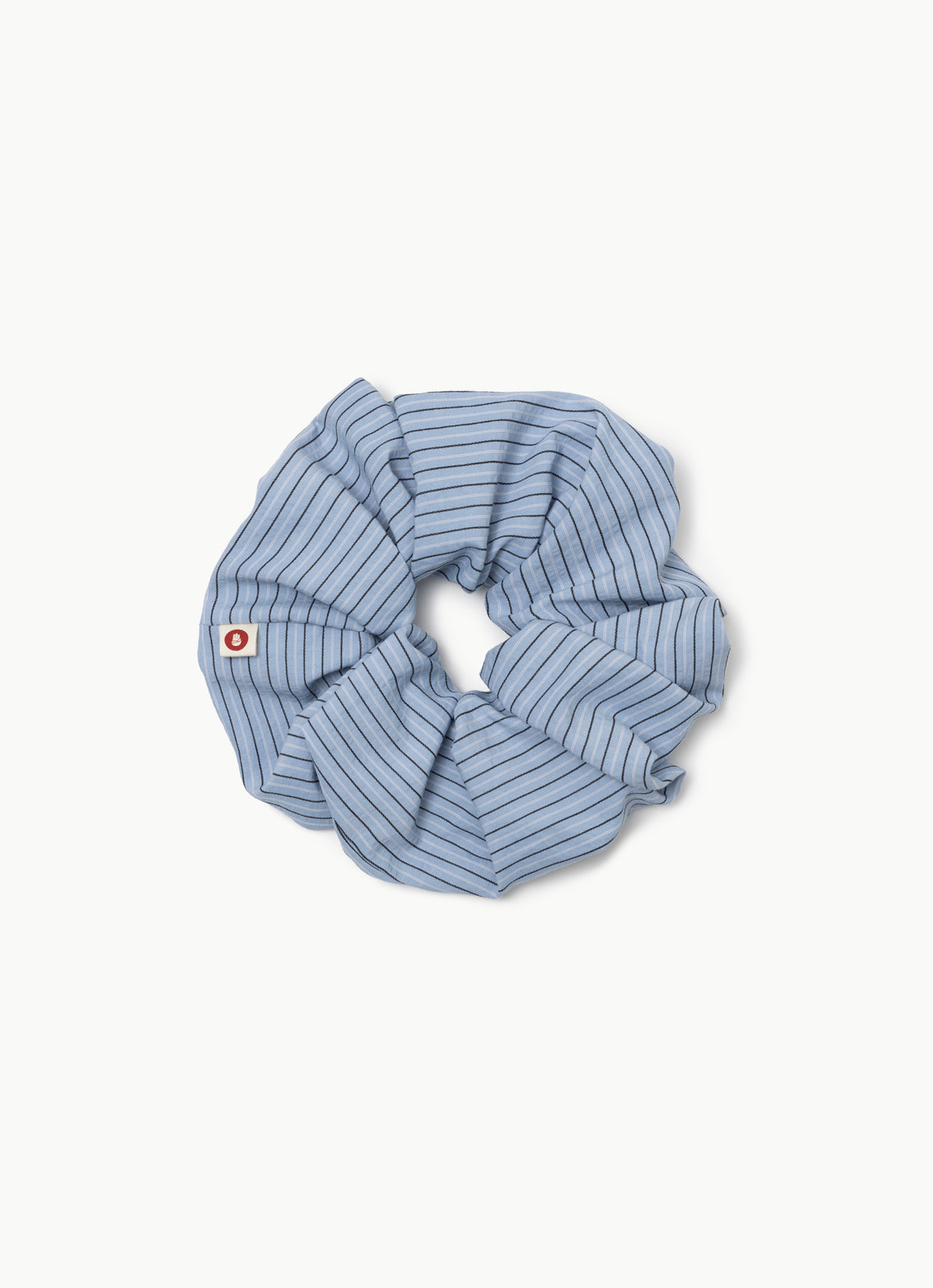 BM Wide scrunchie_Blue Multi