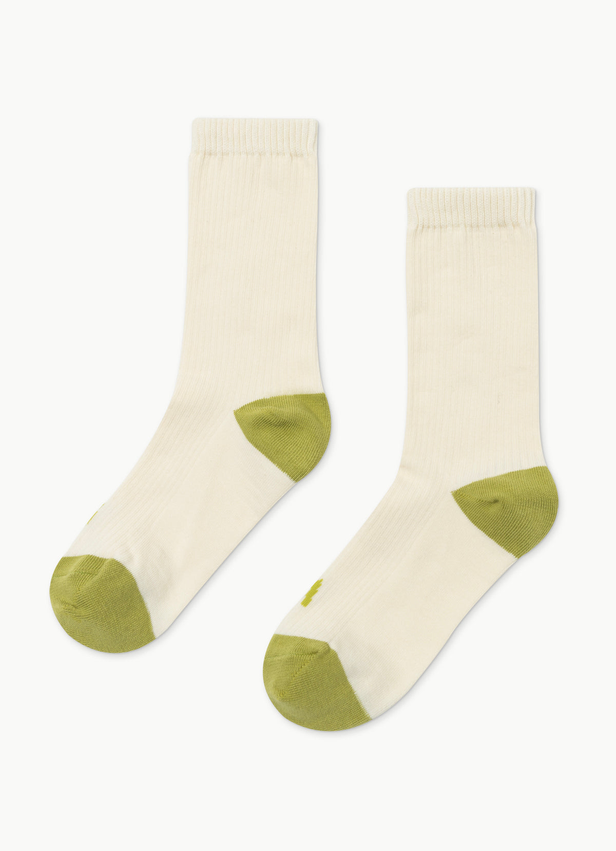 Rib ankle socks #2_Green Multi