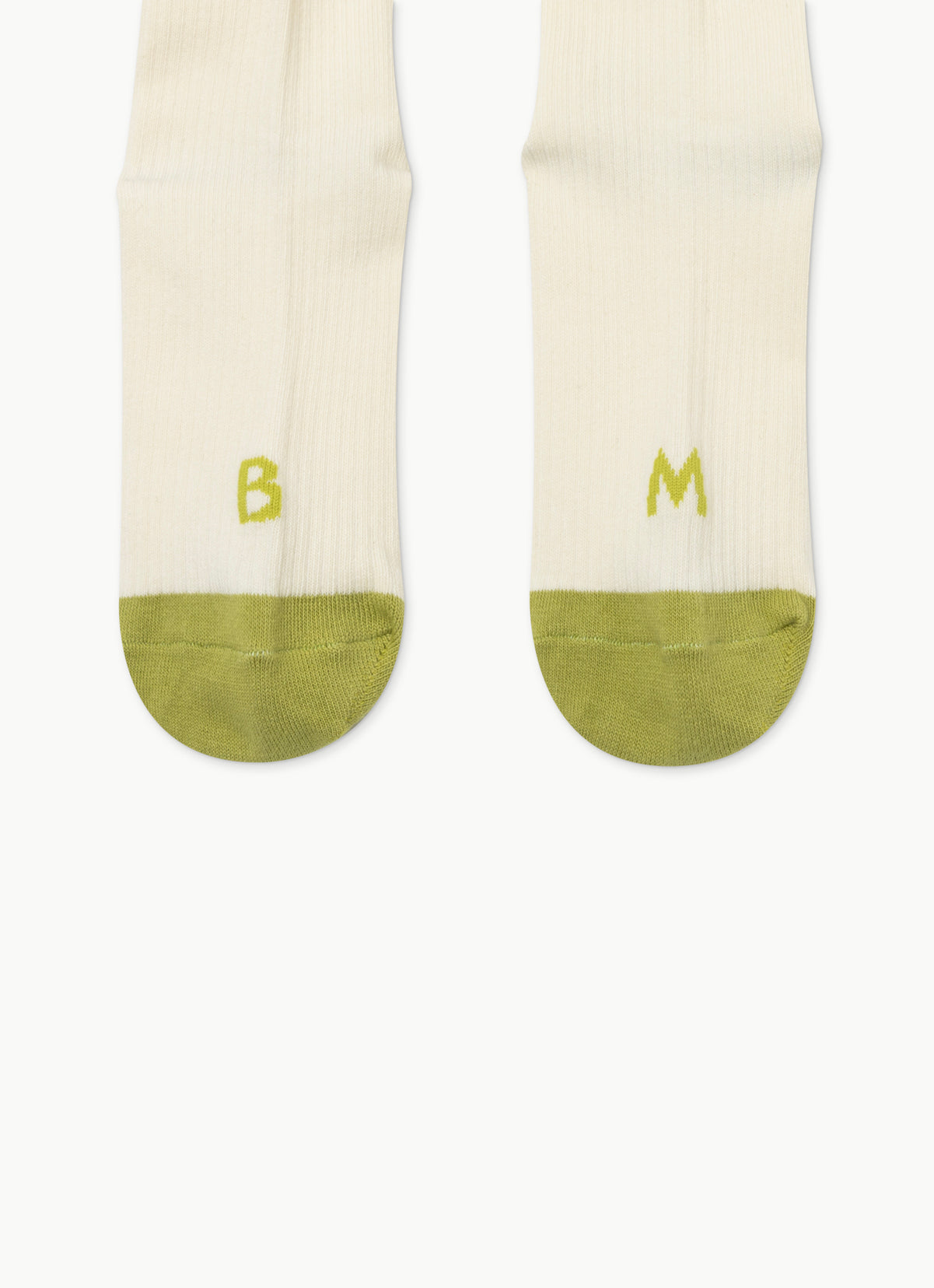 Rib ankle socks #2_Green Multi