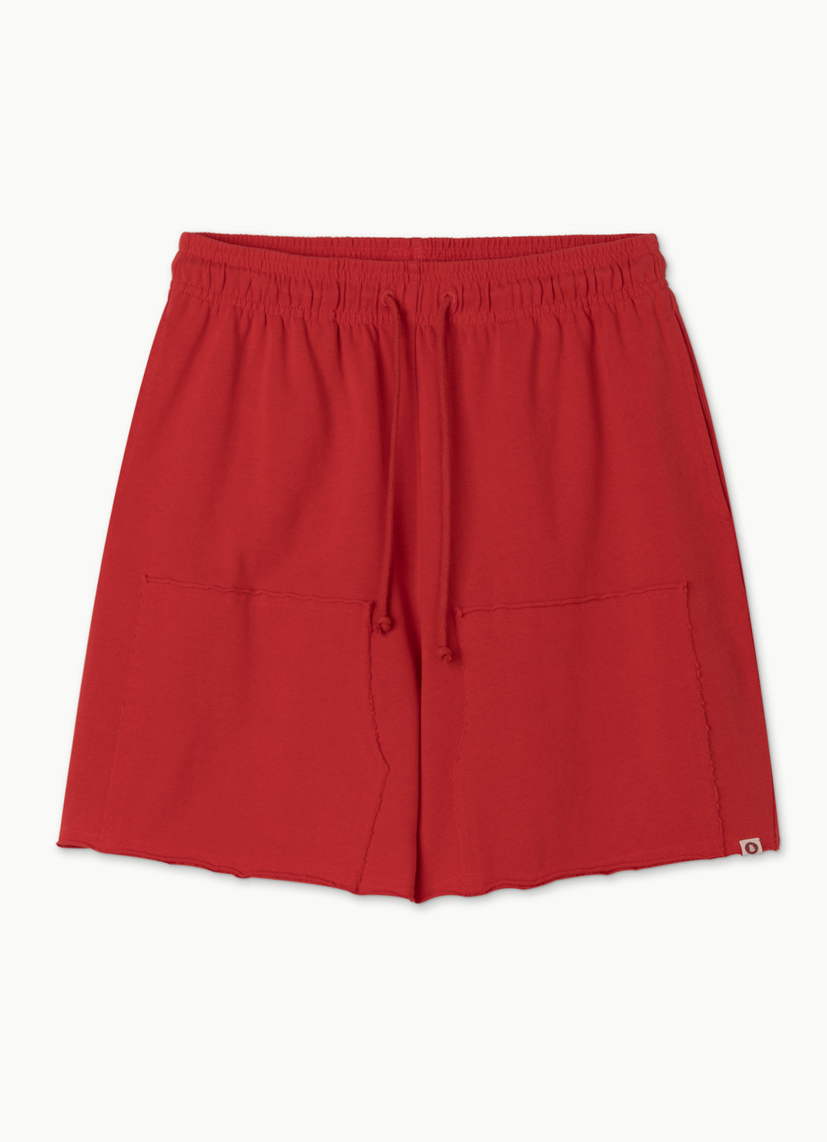 Out pocket shorts (Unisex)_Poppy Red