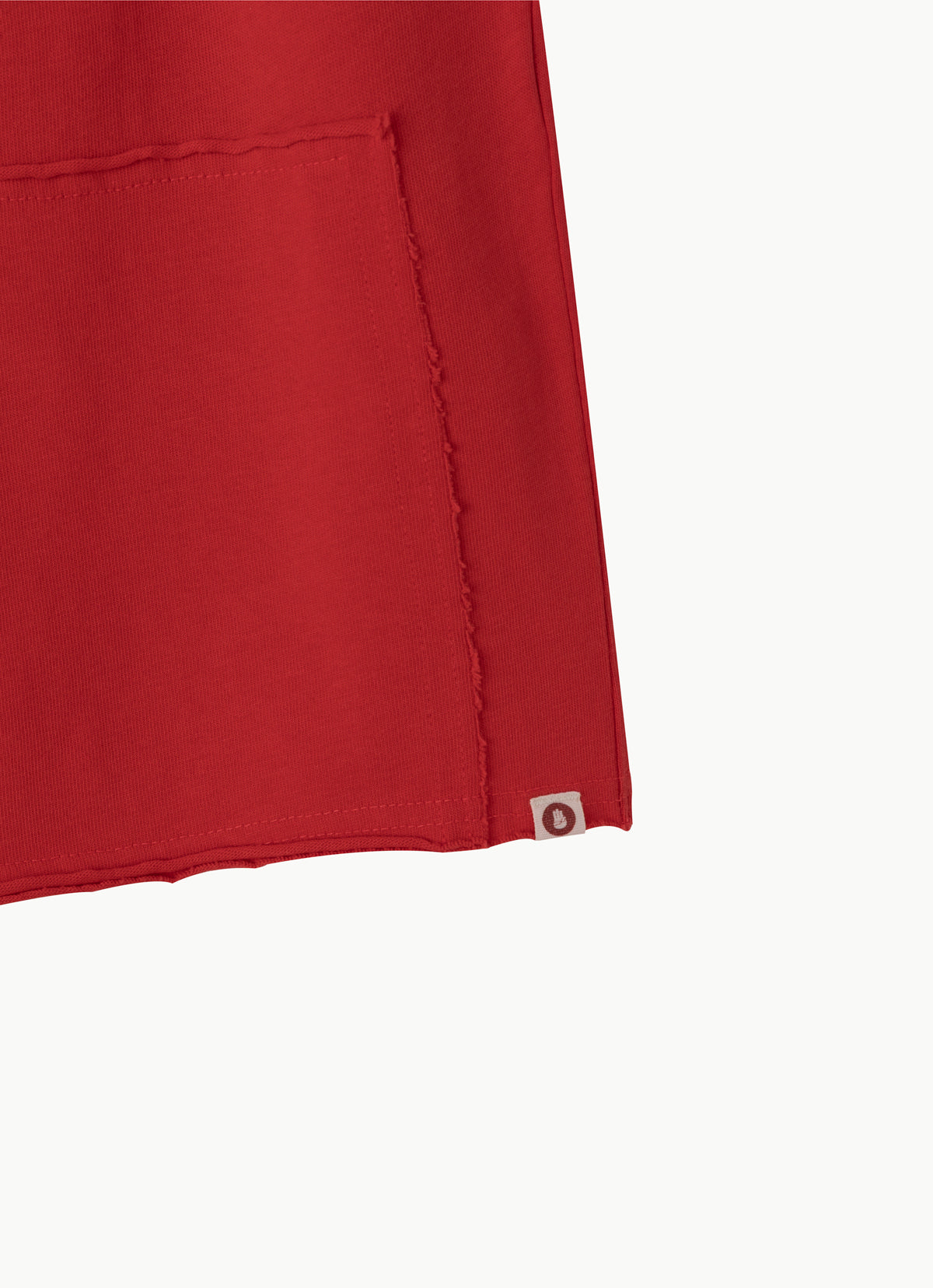Out pocket shorts (Unisex)_Poppy Red