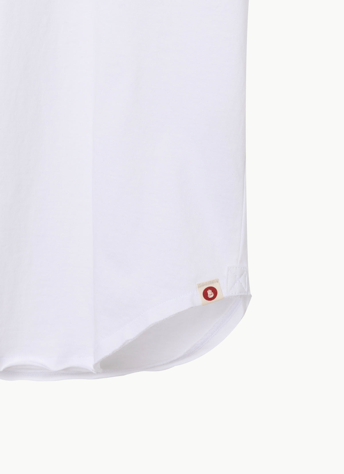 Simple round sleeveless (Unisex)_White