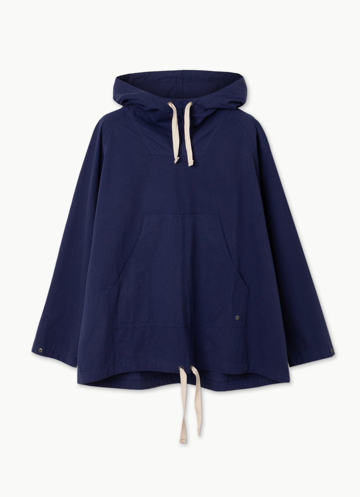 Out pocket hoodie anorak (Unisex)_Navy