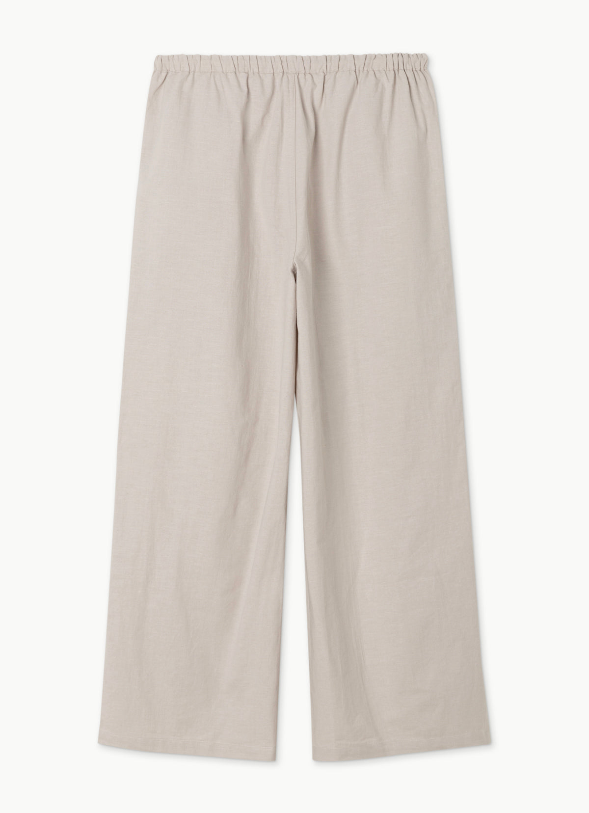 Two ways linen pants_Egret