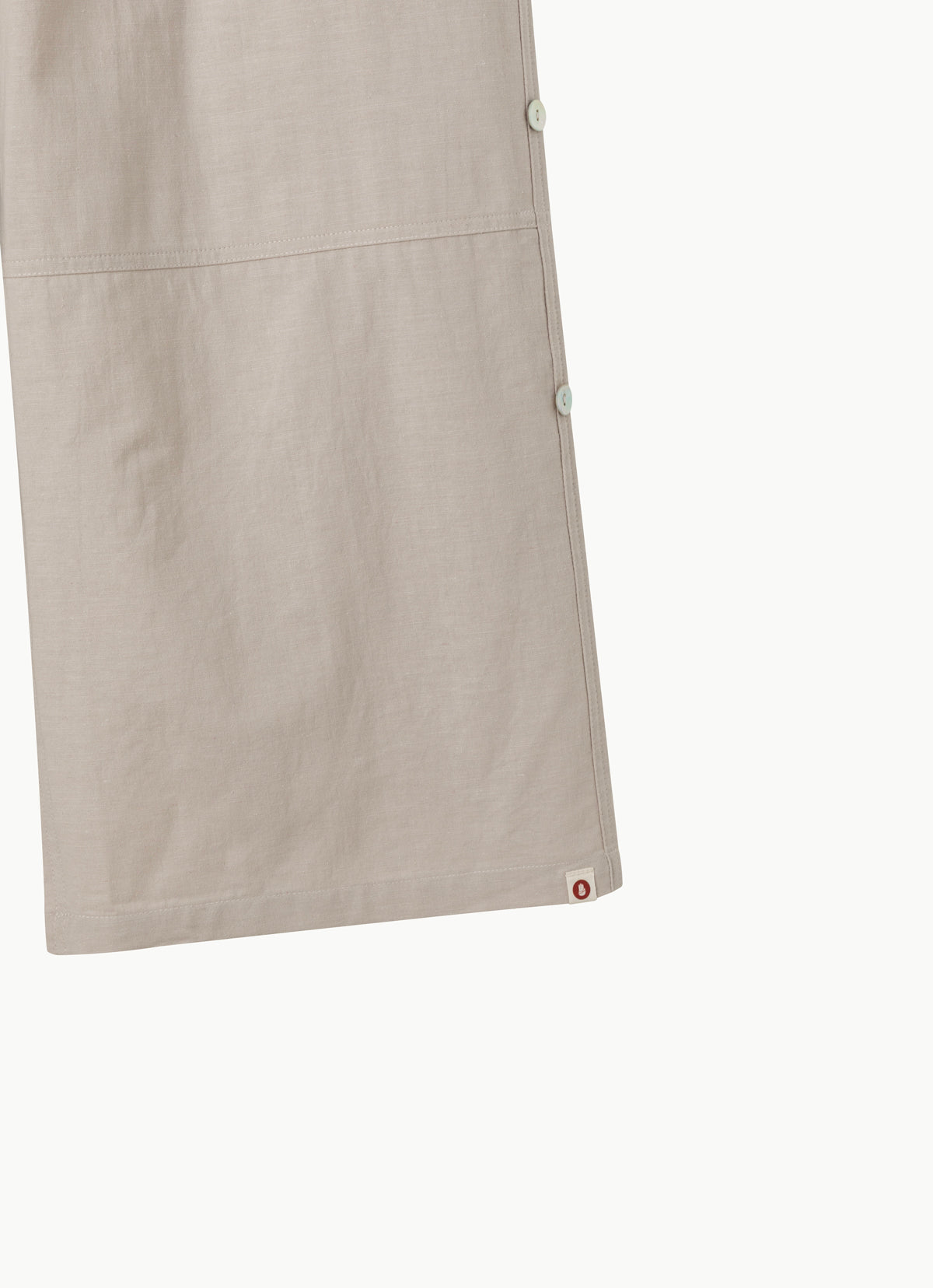 Two ways linen pants_Egret