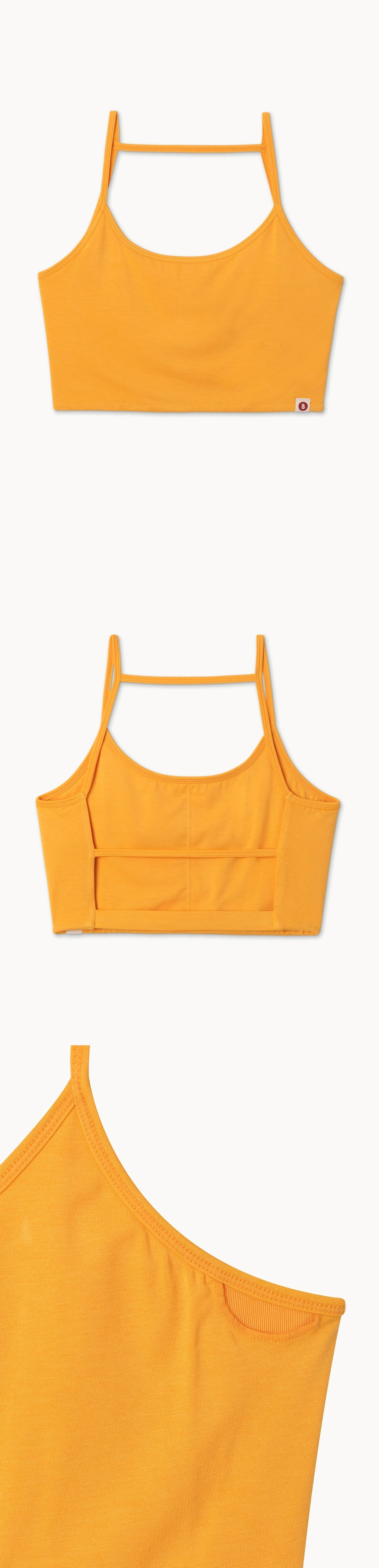 String trio bra top #2_Marigold
