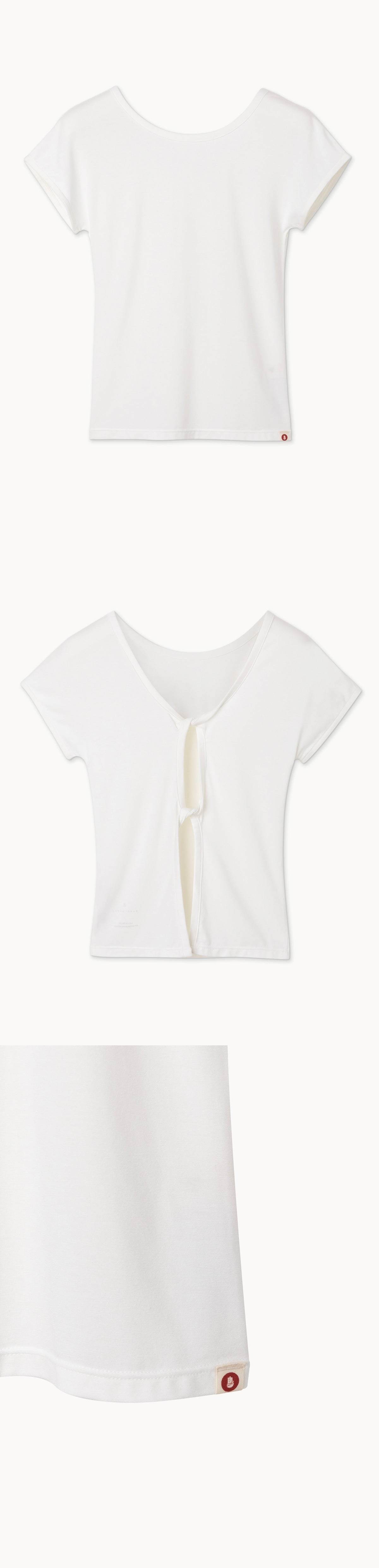 Dalam short sleeve #2_White