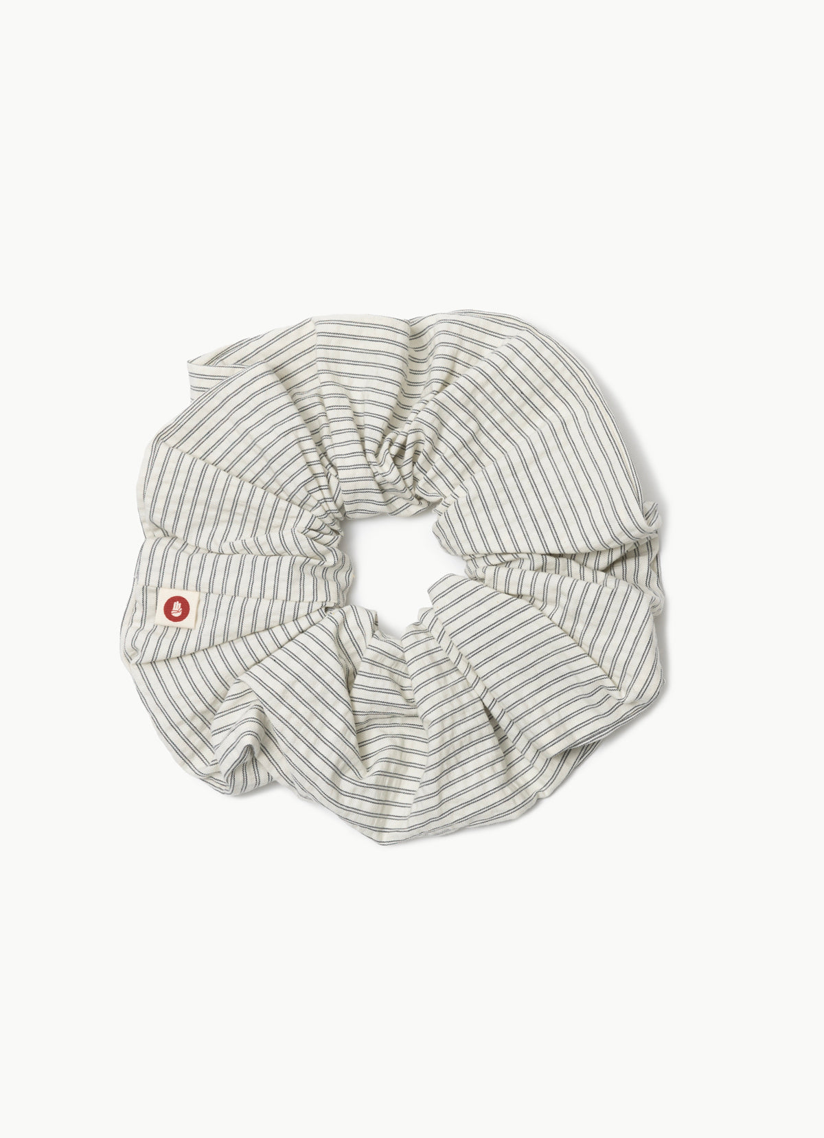 BM Wide scrunchie_Ivory Multi