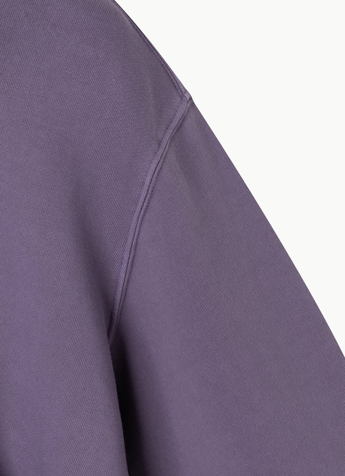 Fitted zip-up hoodie_dyed_Mulberry Purple