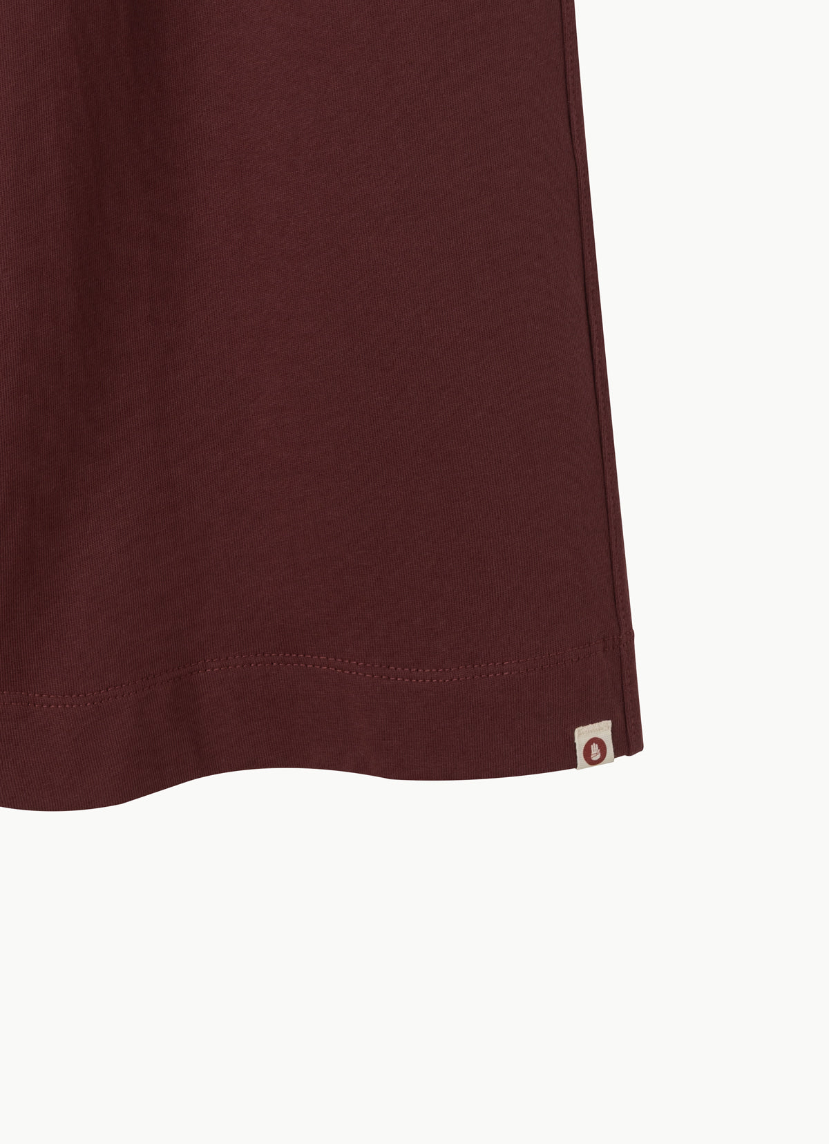 Tied straight pants_New Maroon