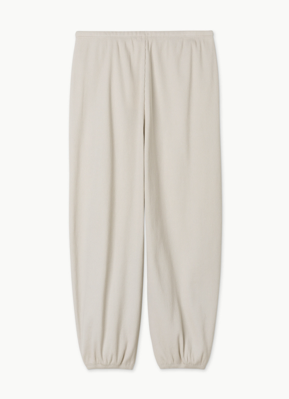 Rib jogger pants #3 (Warm ver.)_Silver Birch